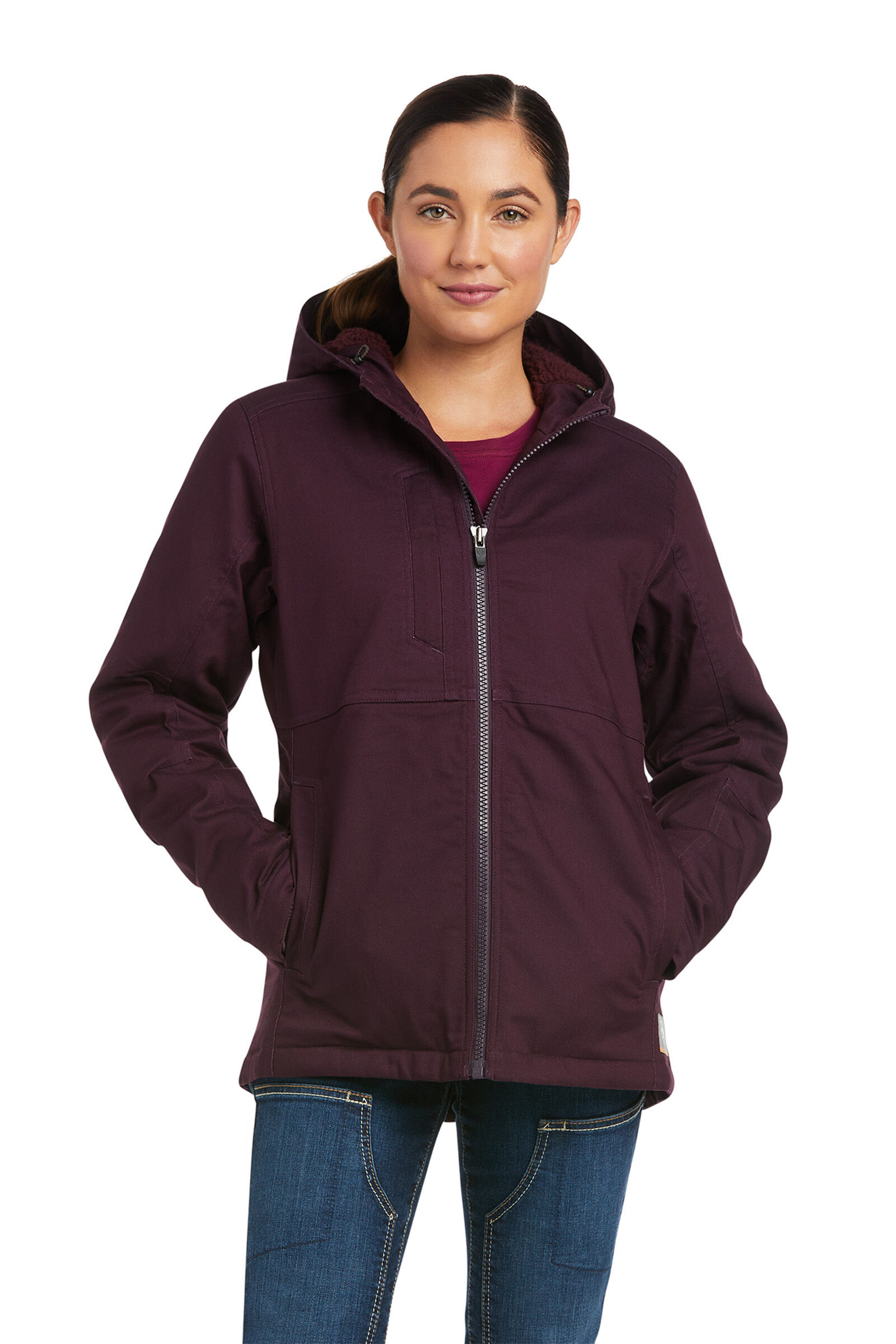 Veste isolante Rebar DuraCanvas pour femme, Plum Perfect (purple), L