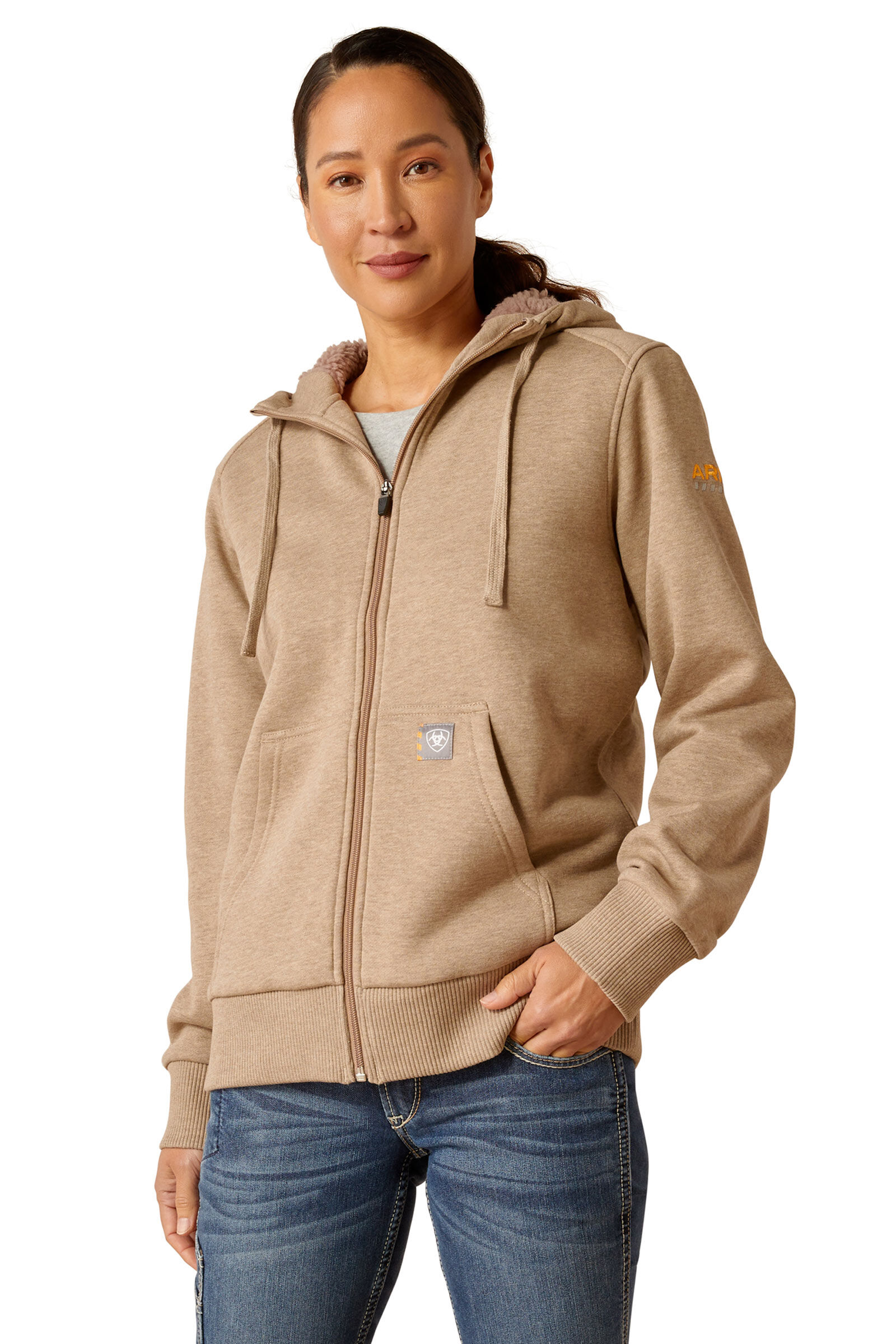Ariat Rebar All-Weather Sherpa Bluza z kapturem i zamkiem