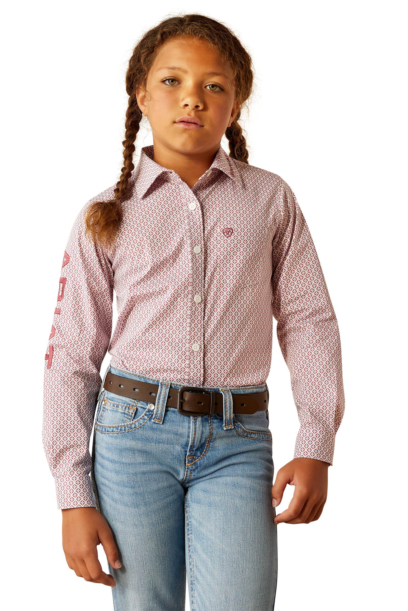 Ariat Team Kirby långärmad barn-westernskjorta