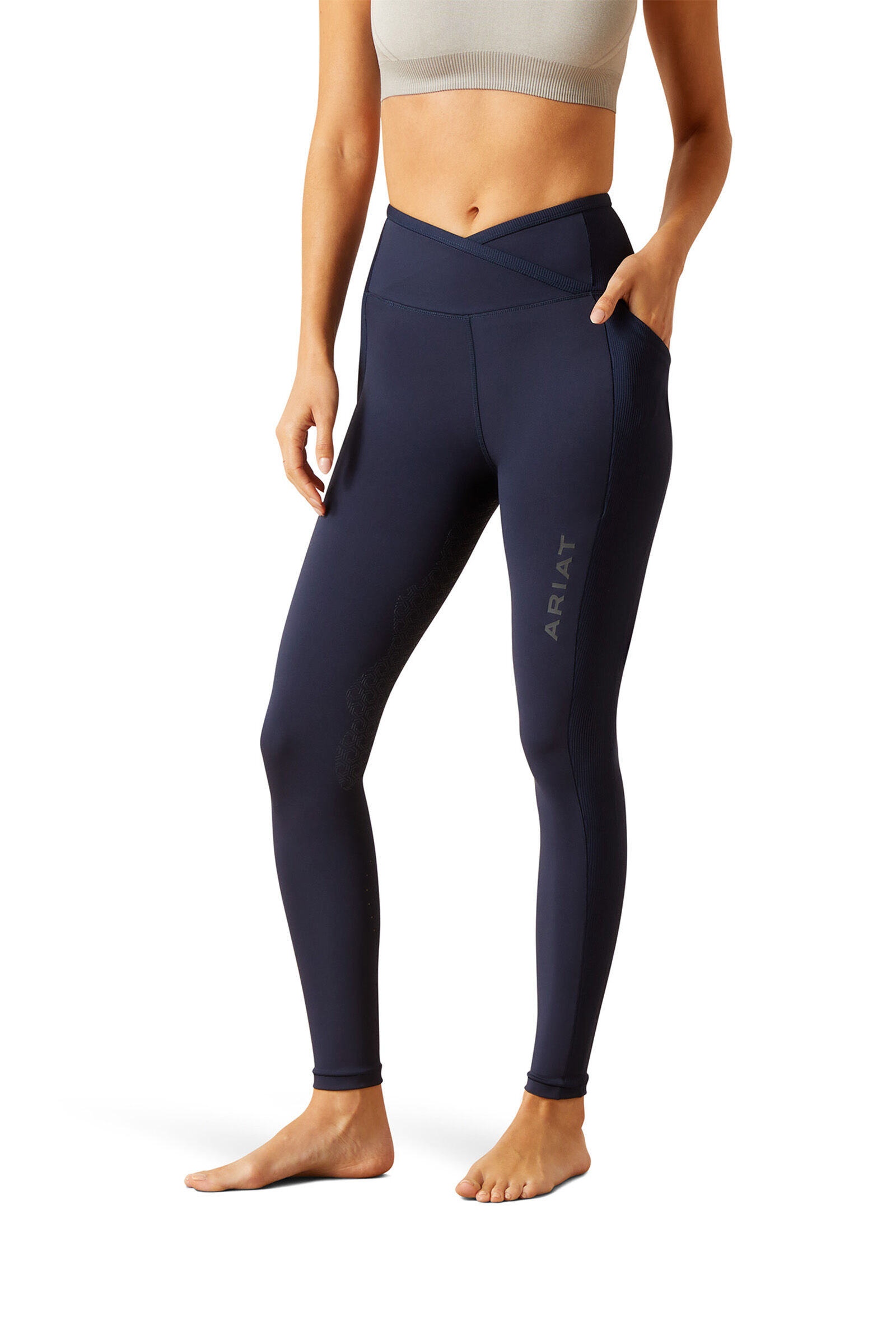 Ariat Eos Chic damskie legginsy jeździeckie z częściowym lejem