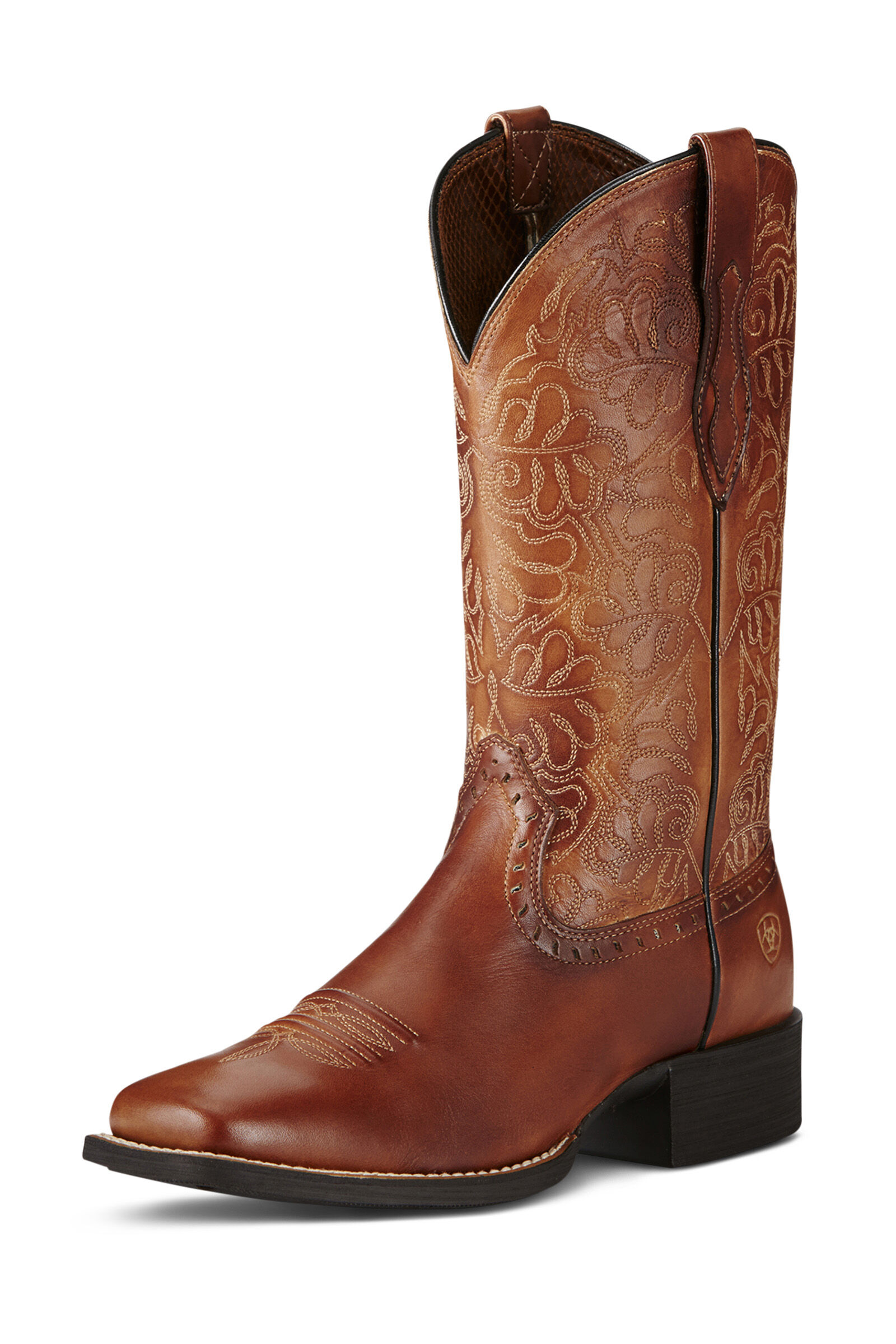 Ariat Remuda Round Up Women's Western Boots, Nougat Brown, 38.5