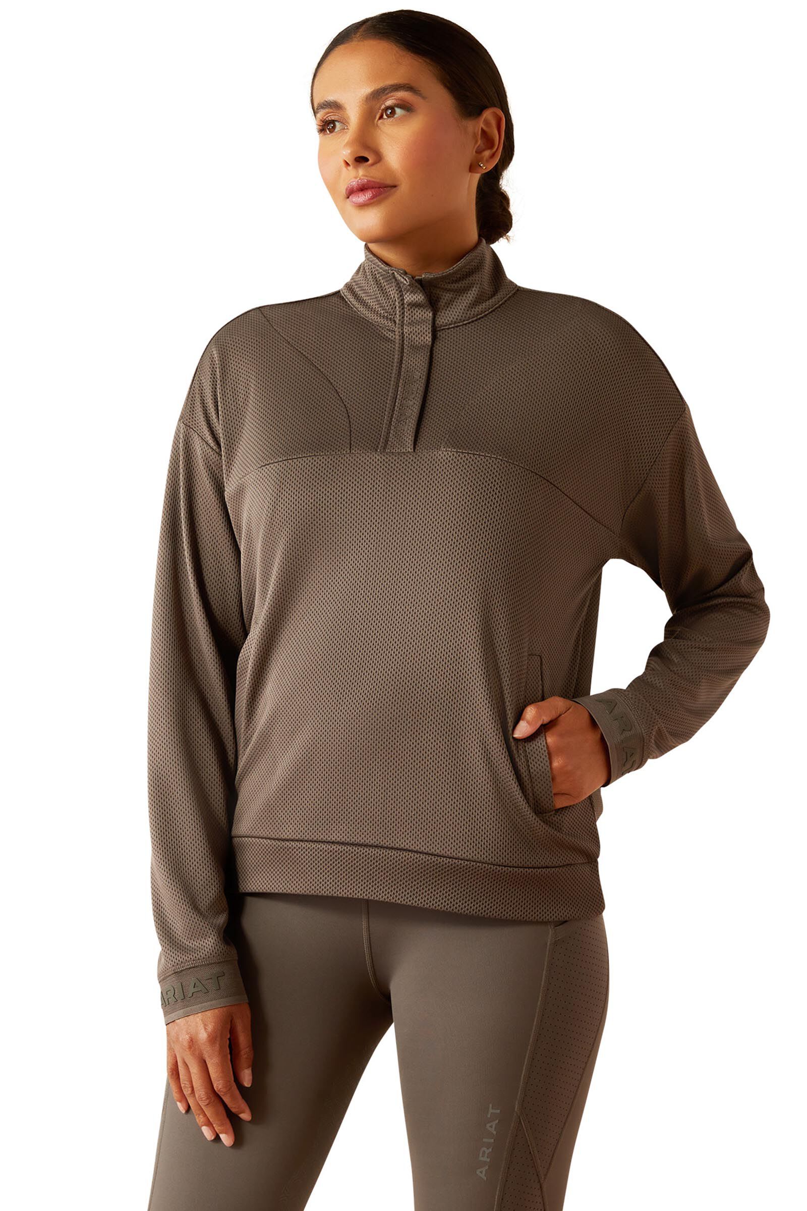 Ariat Breathe dames sweatshirt met 1/2 ritssluiting