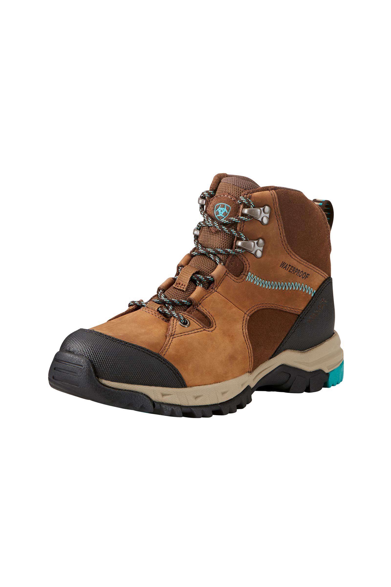 Ariat Skyline Mid H2O stivali da donna impermeabili con allacciatura, Distressed Brown, 38.5