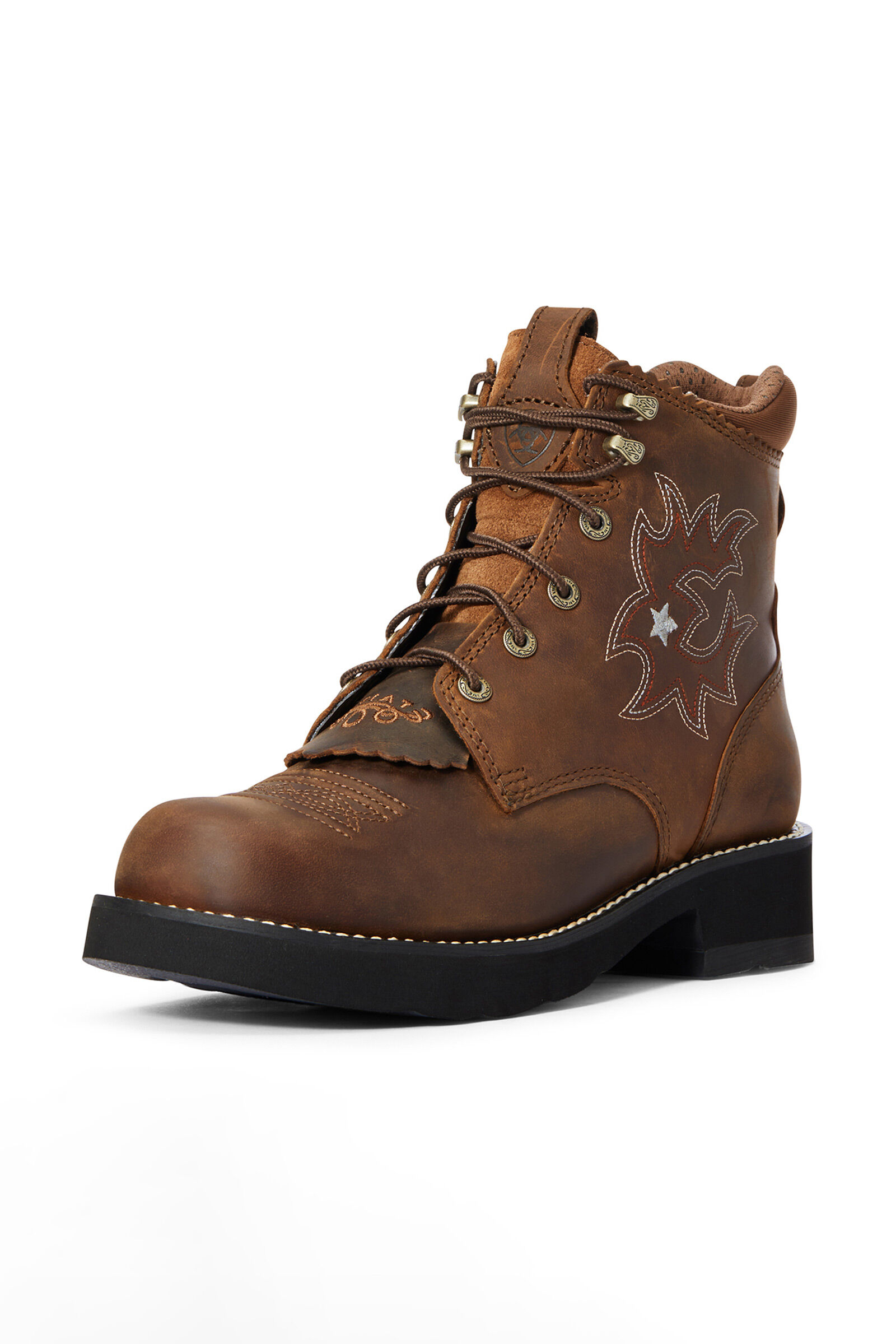 Ariat Probaby Lacer Women's Western Ankle Boots, Brown, 36