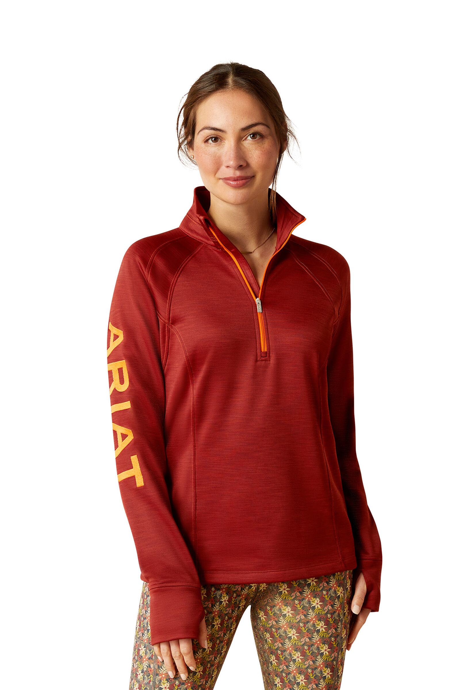 Ariat Tek Team sweatshirt med  1/2 dragkedja för dam