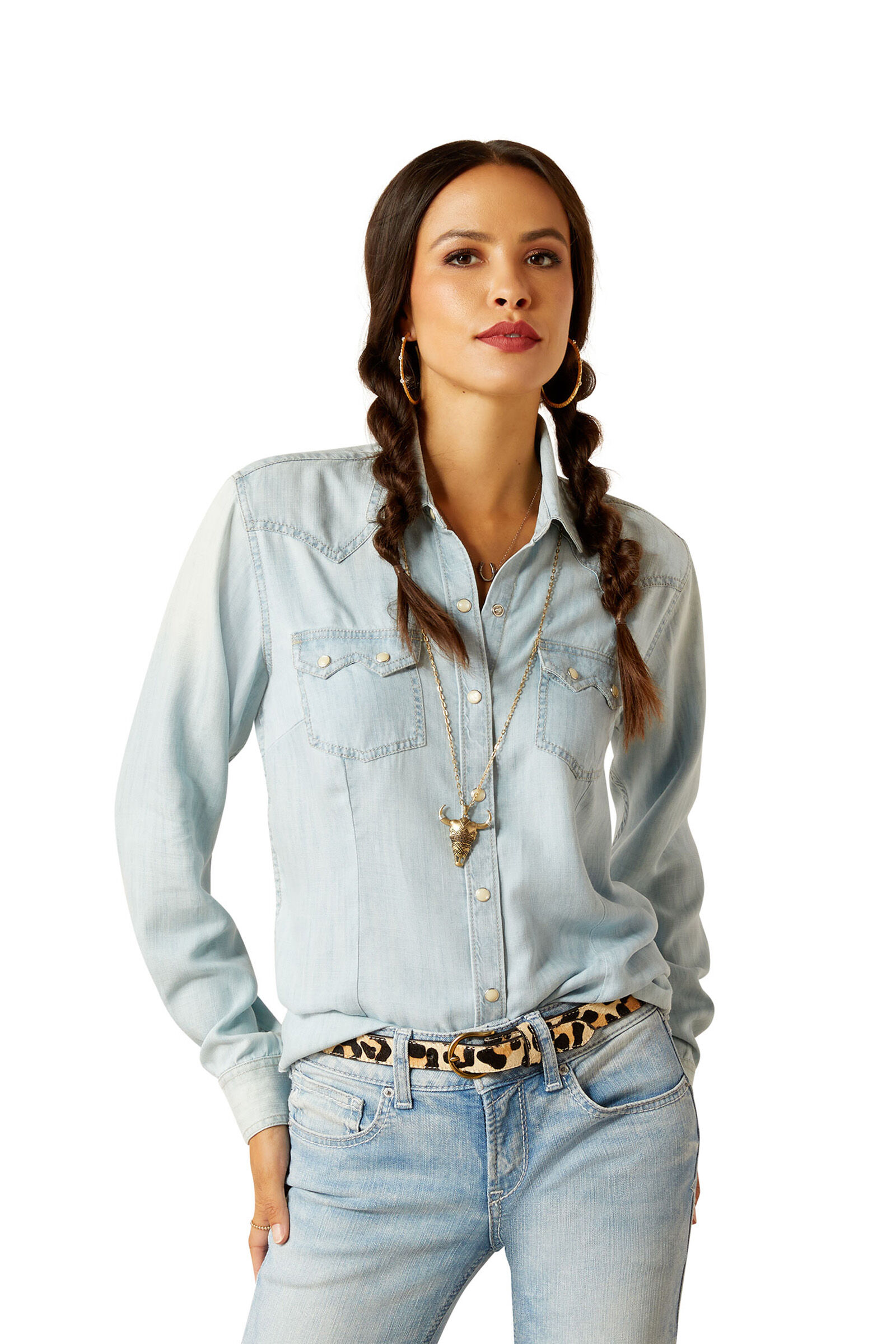 Ariat Women's Blues Snap Long Sleeve Shirt