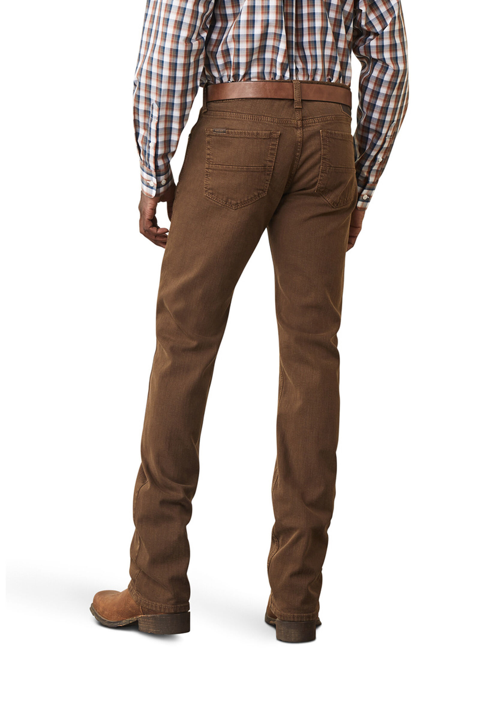 Męskie jeansy Ariat M7 Str Grizzly Straight w kolorze oliwkowym