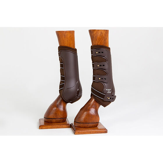Guêtres de protection de travail Back On Track Royal Work, antérieur, Brown, F