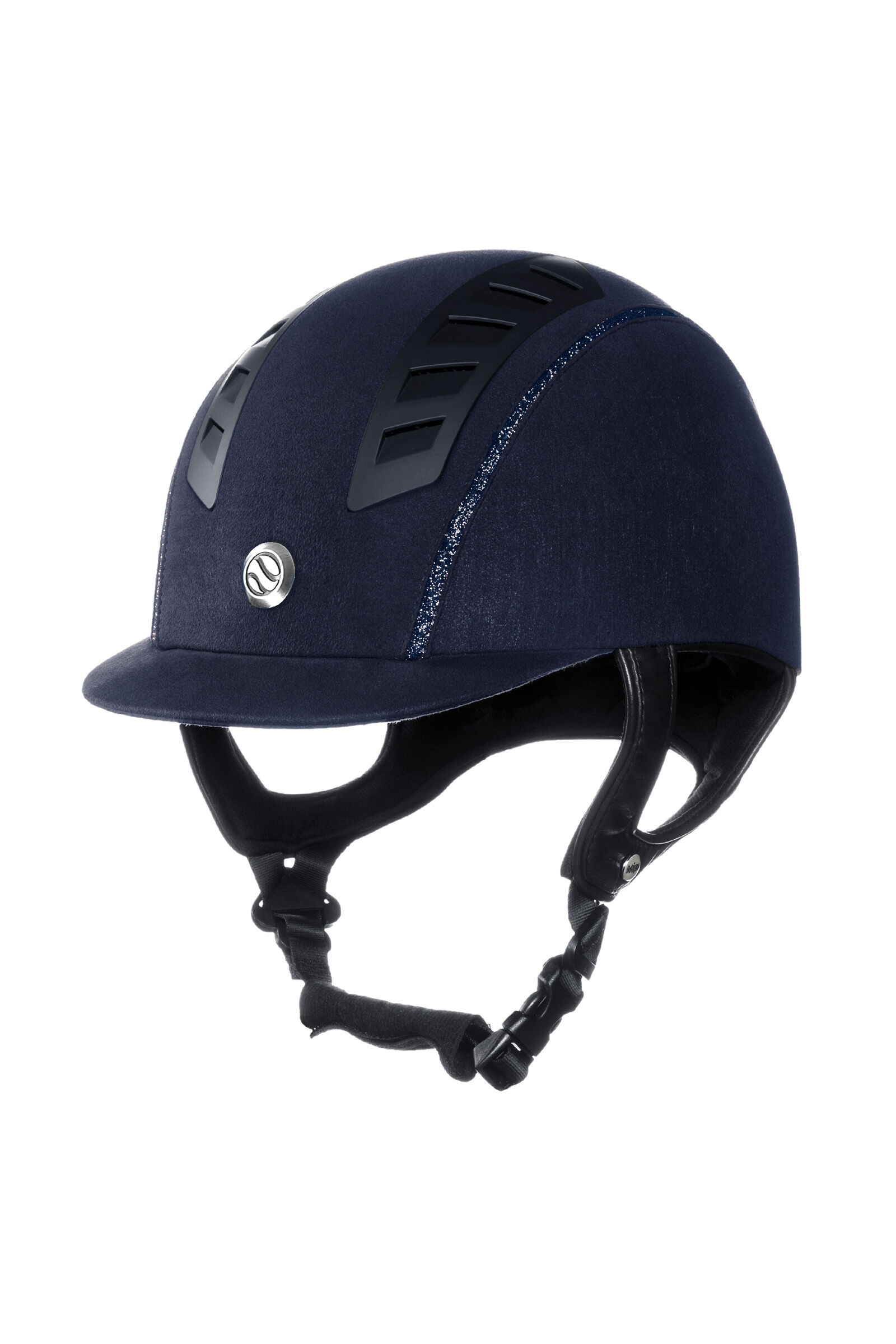Back on Track EQ3 MIPS Paardrijcap met microvezel, Blue, 59