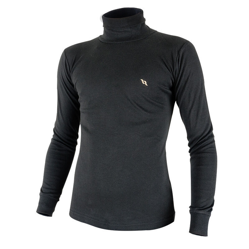 Back on Track Polo Neck Sweater, Men, Black, XL