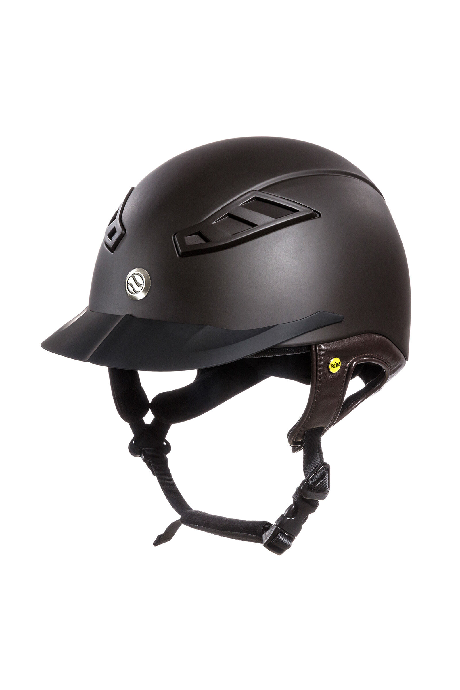 Back on Track EQ3 MIPS Lynx Smooth Top ridehjelm., Brown, L