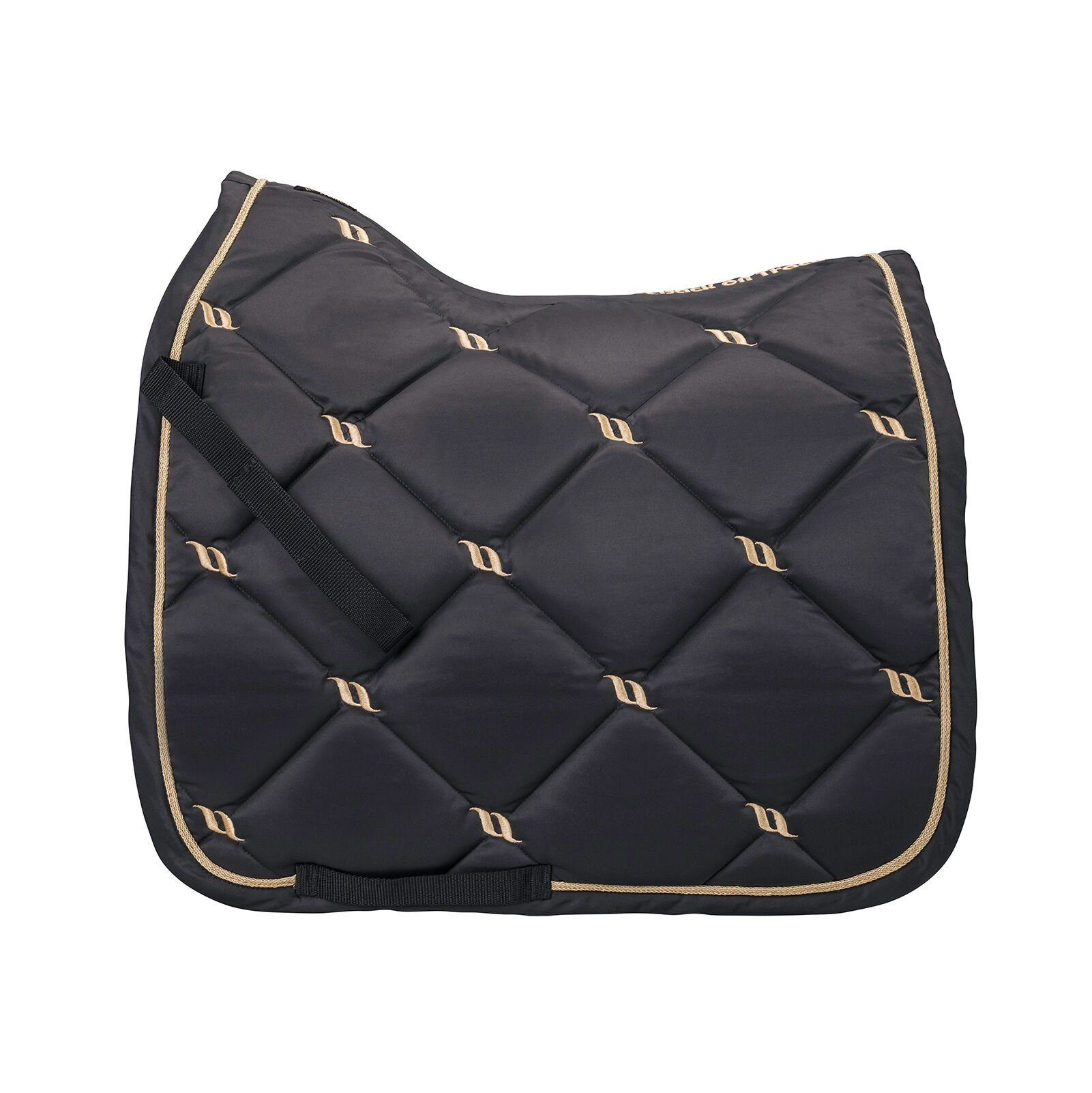 Back on Track Night Collection Dressage Saddle Pad, Dark Grey, F
