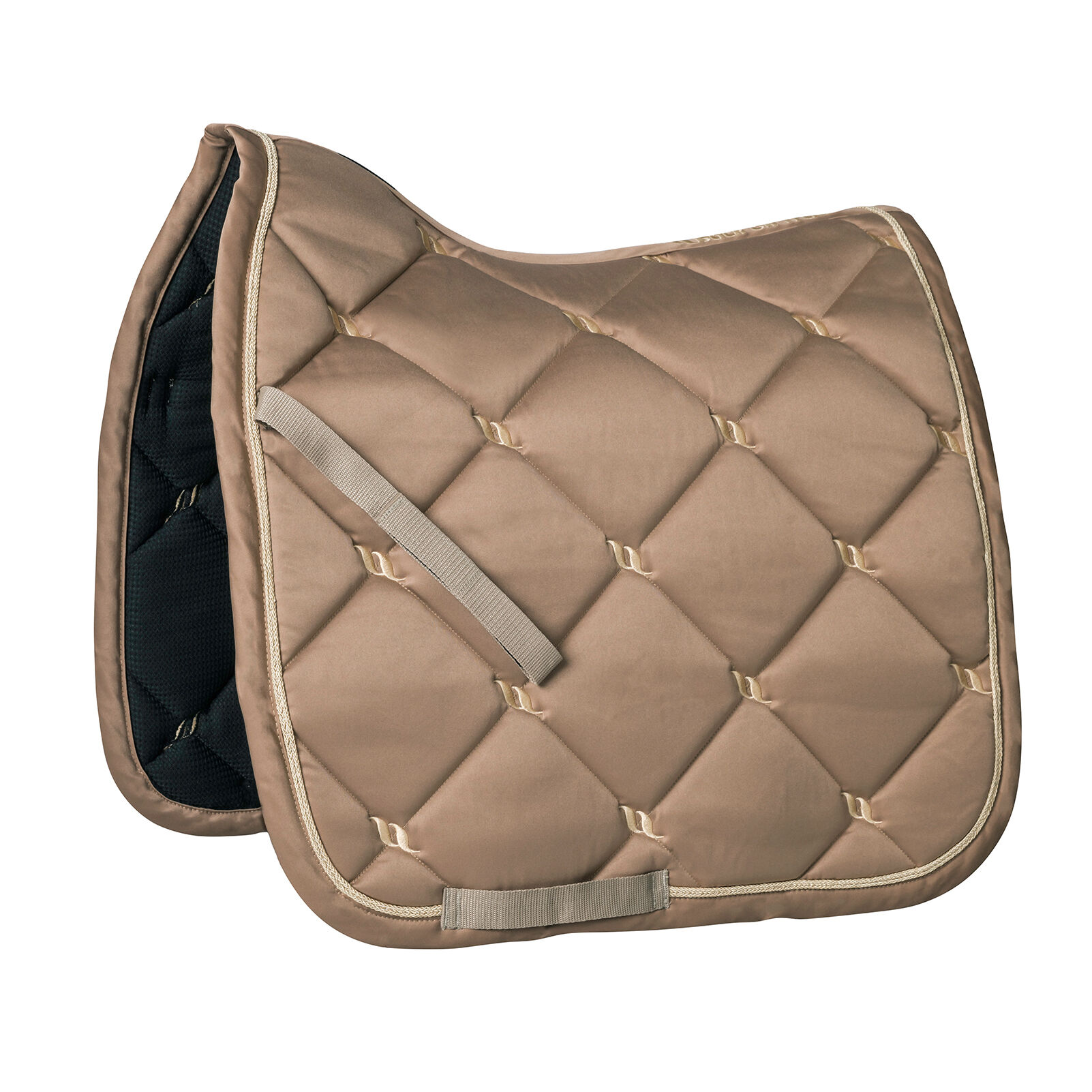 Back on Track Night Collection Dressage Saddle Pad, Nougat Brown, C