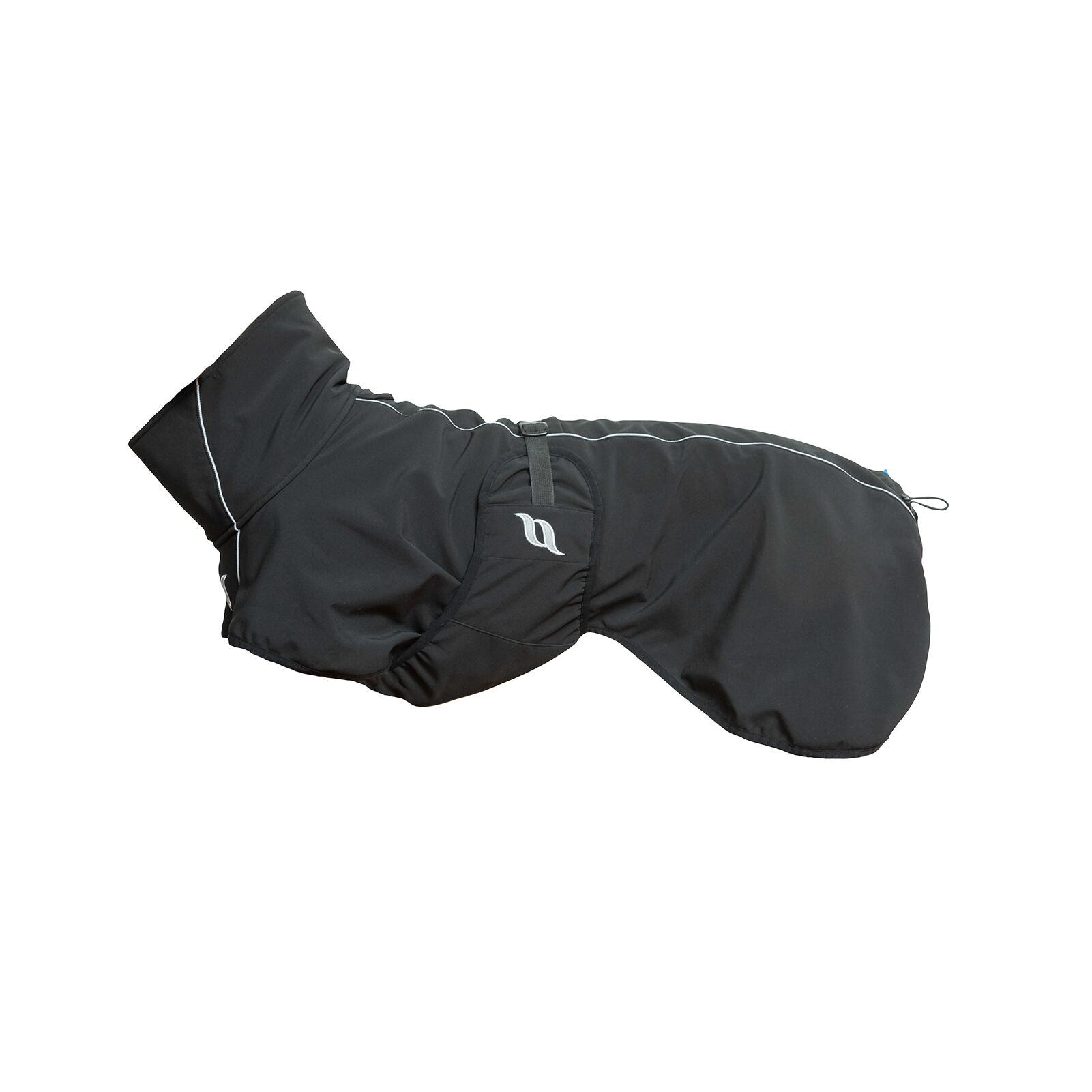 Abrigo para Perro Uso General Back on Track Bark, 25-35cm, Black, 25