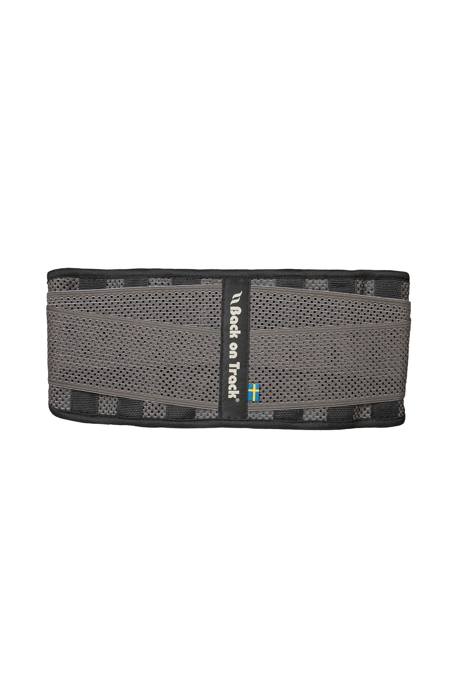Ceinture dorsale Back on Track Flux d'air Attelle basse, Black/Gray, M