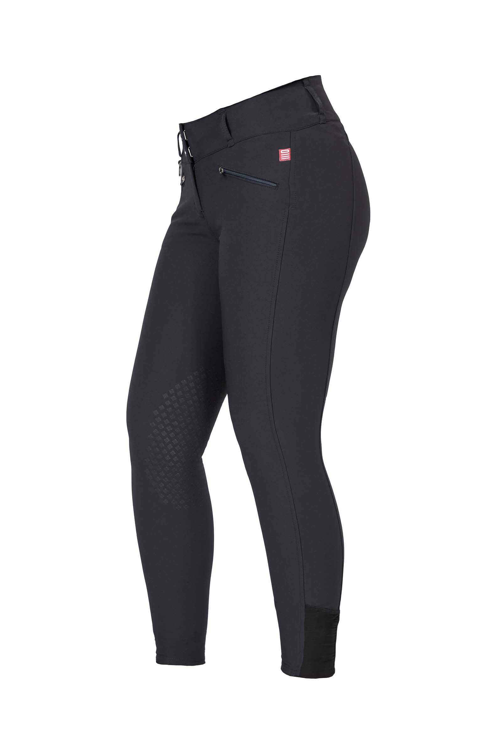 Back on Track Katie Damen Reithose mit Kniebesatz  Black 36