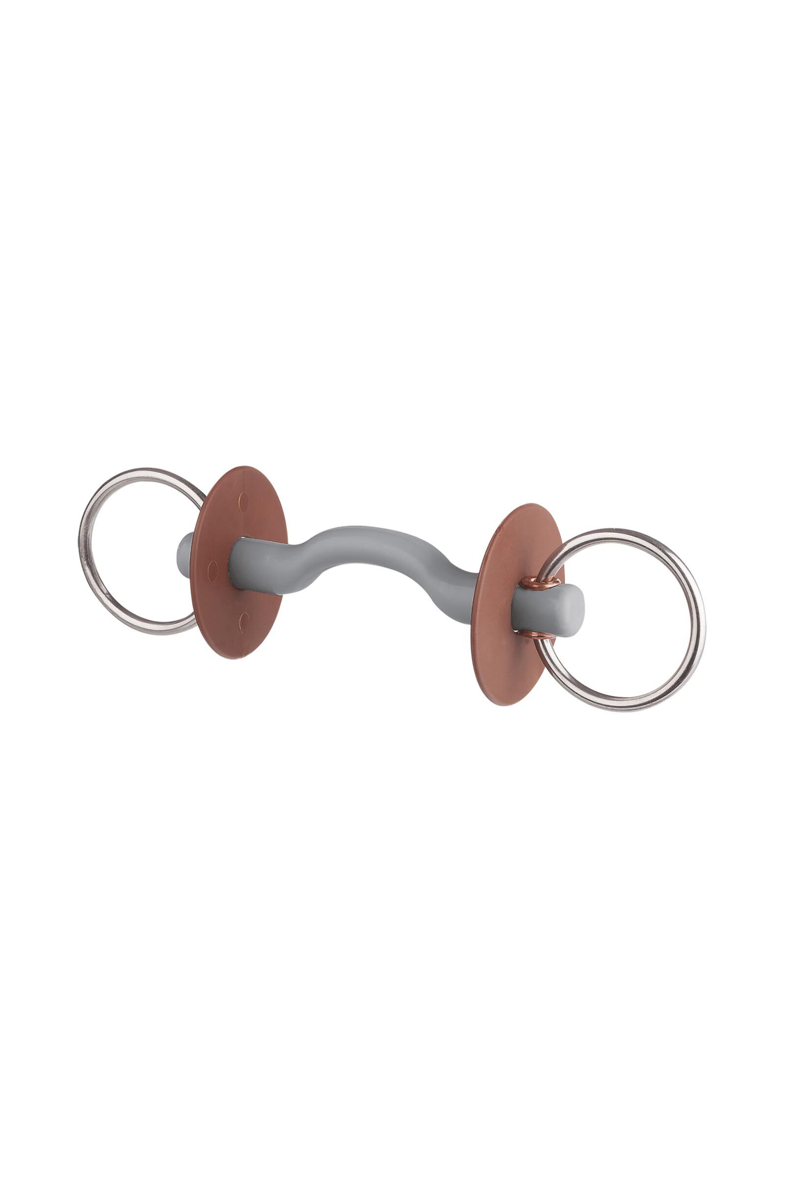 beris Loose Ring Snaffle With Tongue Port, 18 mm, Soft (Rings: 6 cm)