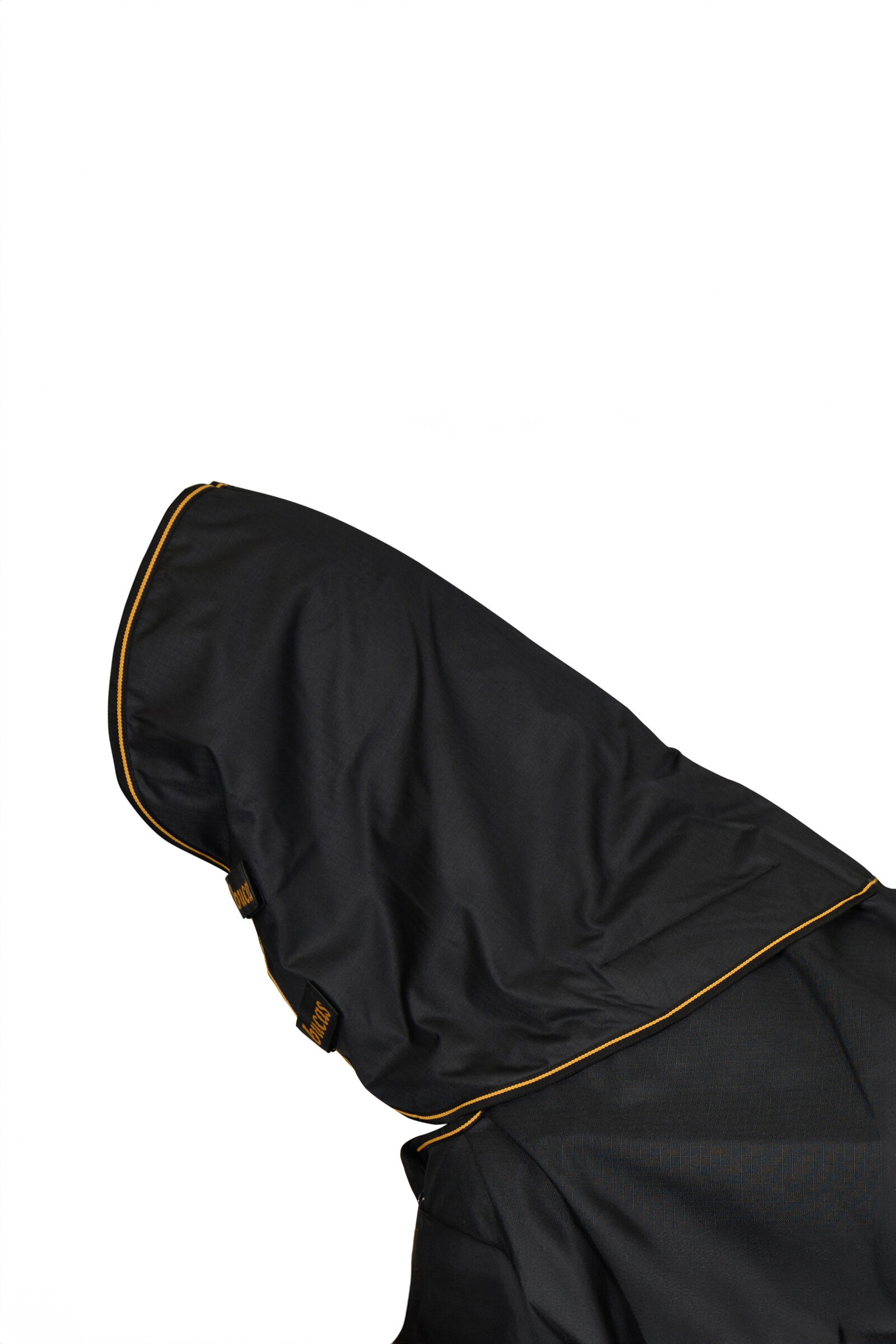 Bucas Irish Turnout halsdeel, 0g, Black/Gold, XS