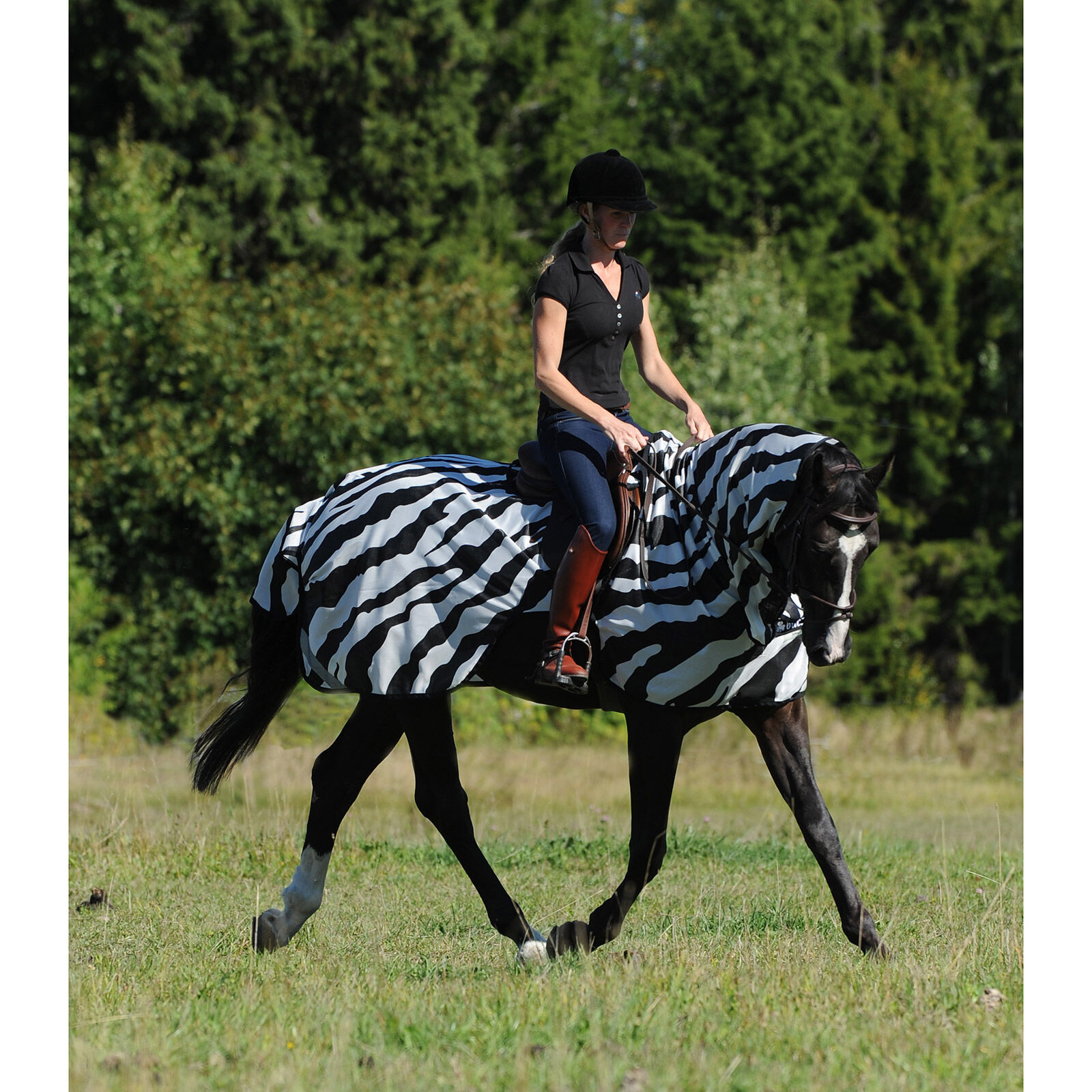 Couverture d'extérieur Zebra Buzz-Off, Black/White, L
