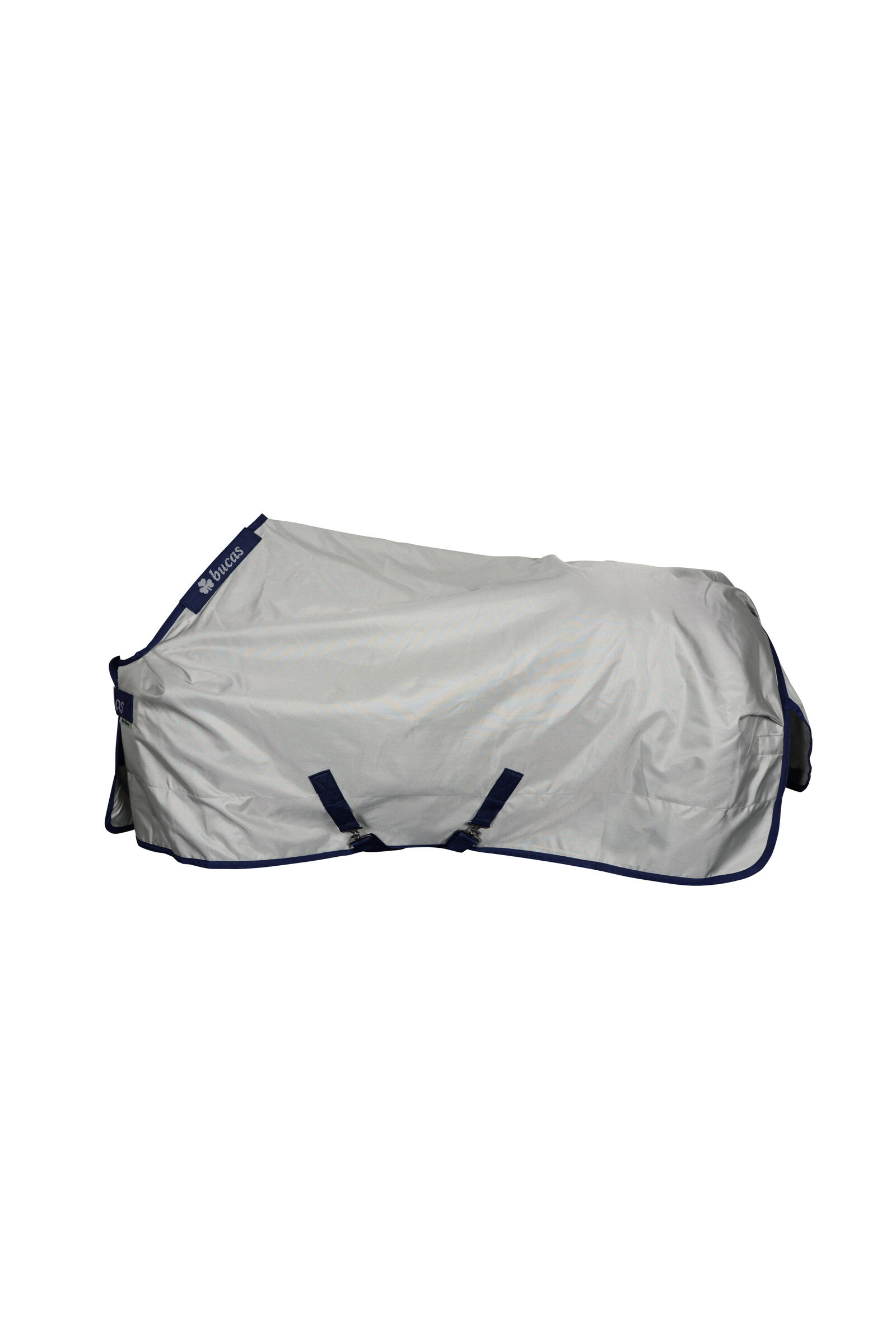 Bucas Power Extra Turnout Rug With Cooling Function, 300g, Silver/Dark Blue, 115