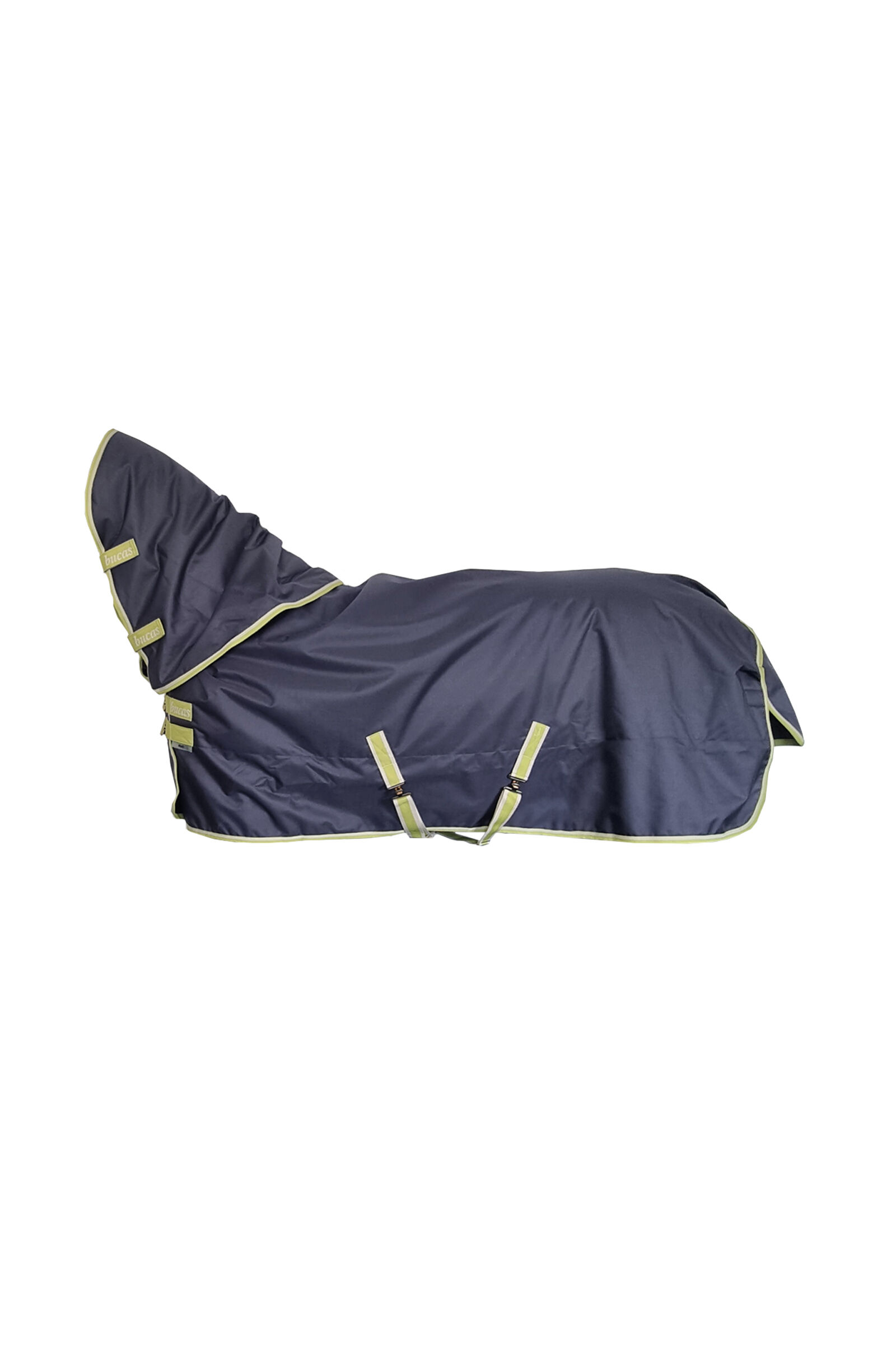 Bucas Oasis Turnout + Neck Set, 100g, Phantom Dark Grey/ Citronelle, 115