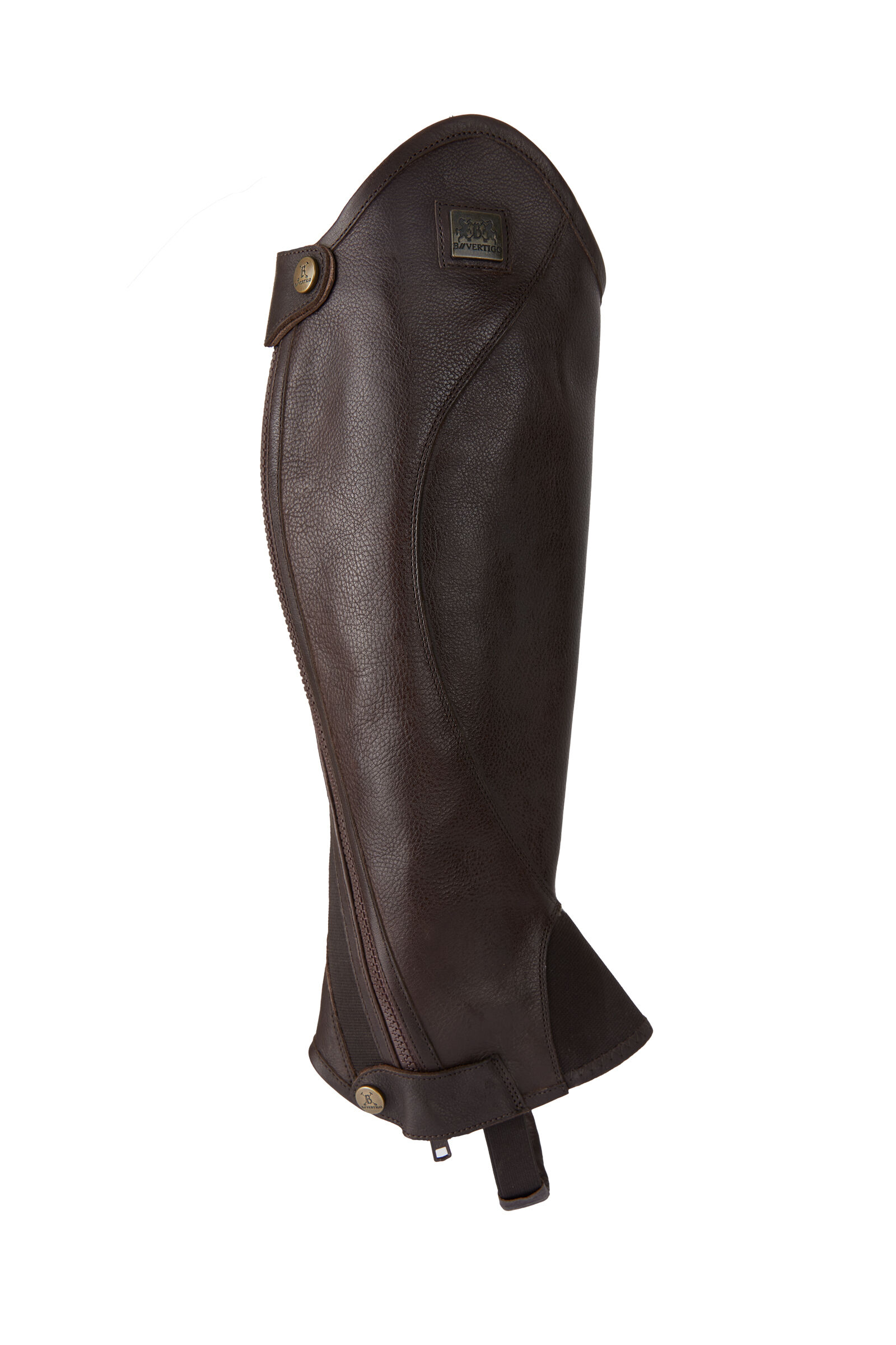 B Vertigo Cosmos Half Chaps, Dark Brown, S