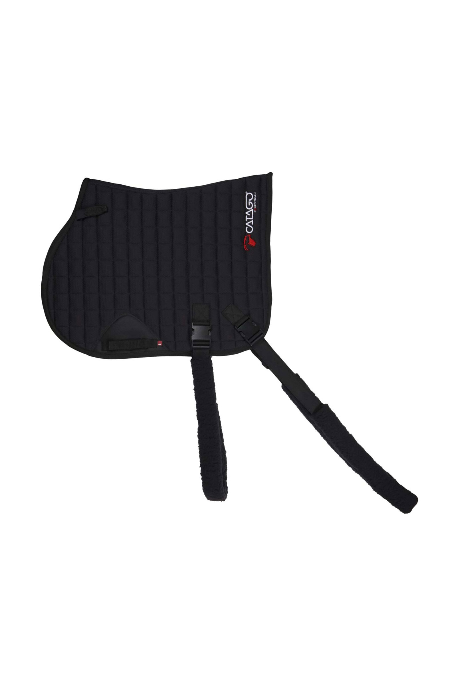 Catago FIR-Tech Training All Purpose Saddle Pad With Elastic, Black, F