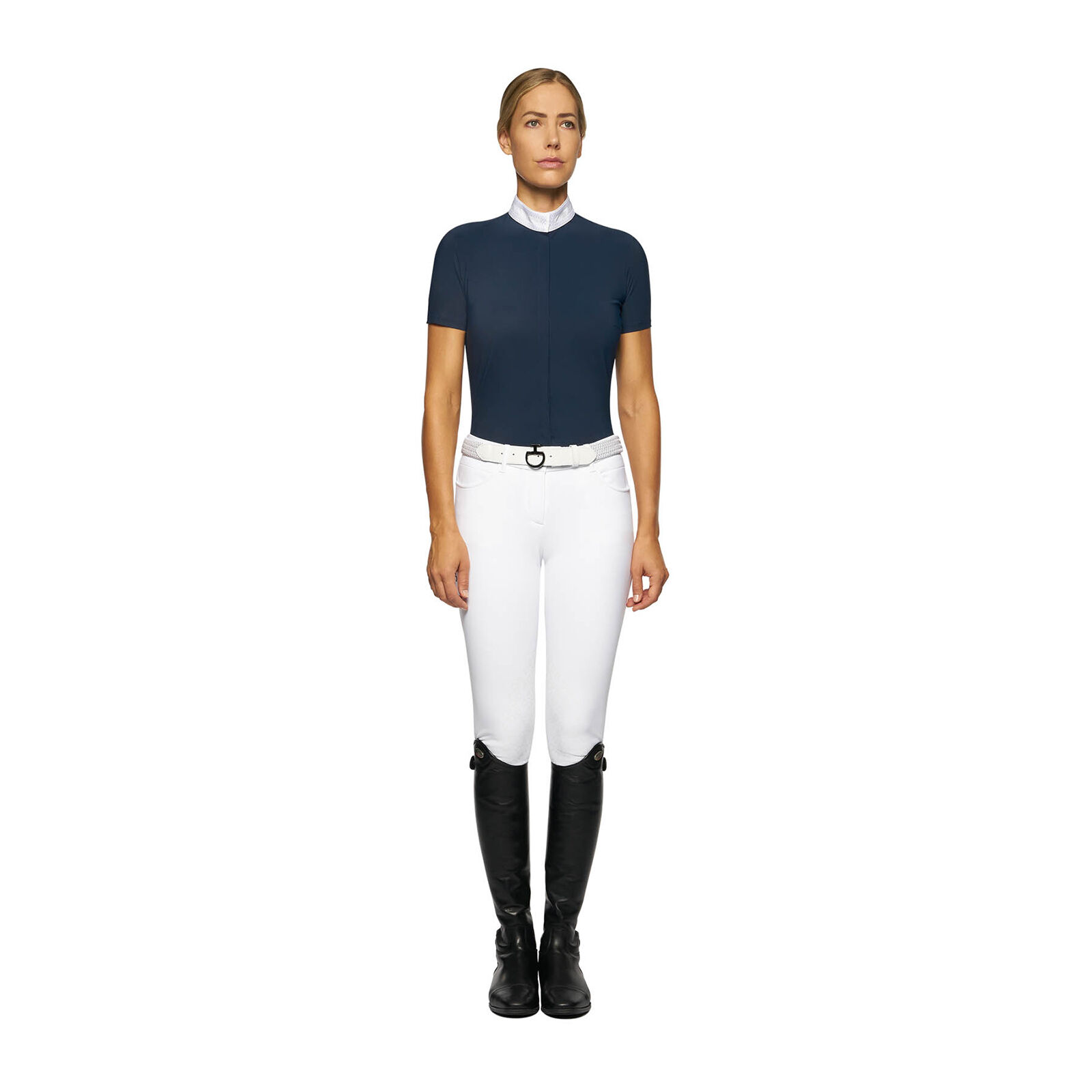 T-shirts & Polos D'équitation - Femme Cavalleria Toscana, Blue, L