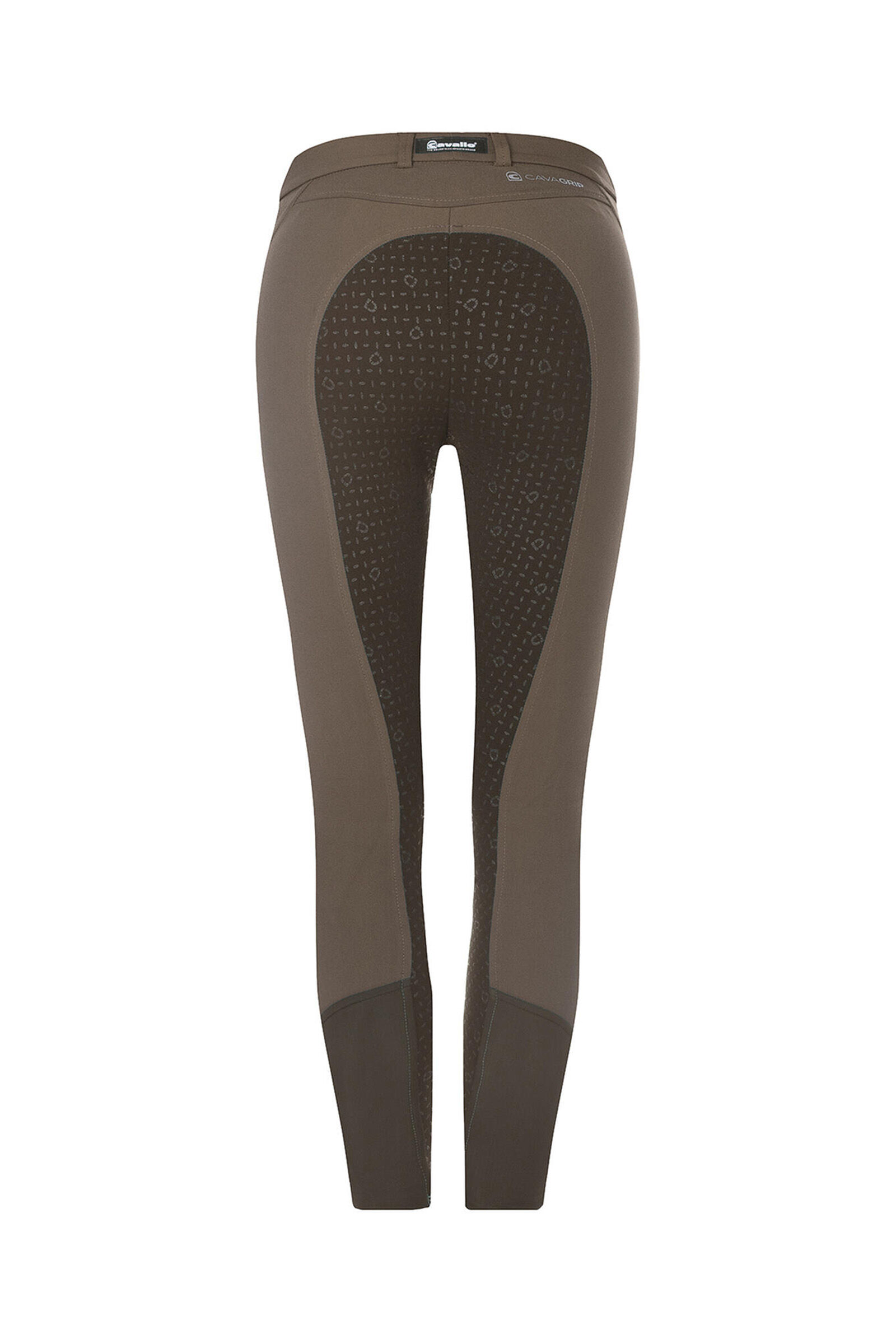 Cavallo Cavalcaja Grip Vollbesatzreithose für Damen  Porcini Brown/ Espresso Dark Brown 68