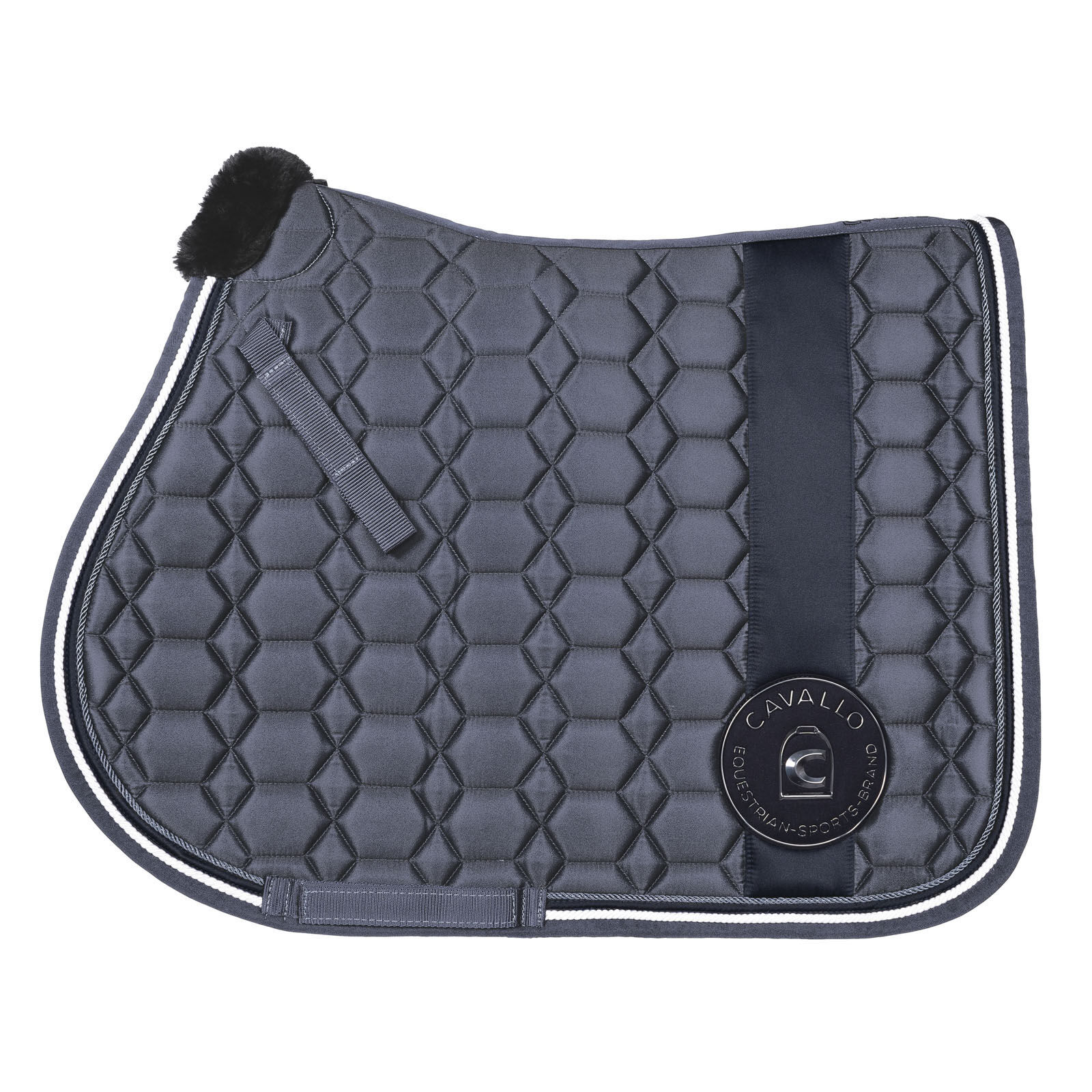 Tapis de selle mixte Cavallo Hala, Twilight Blue Grey, F