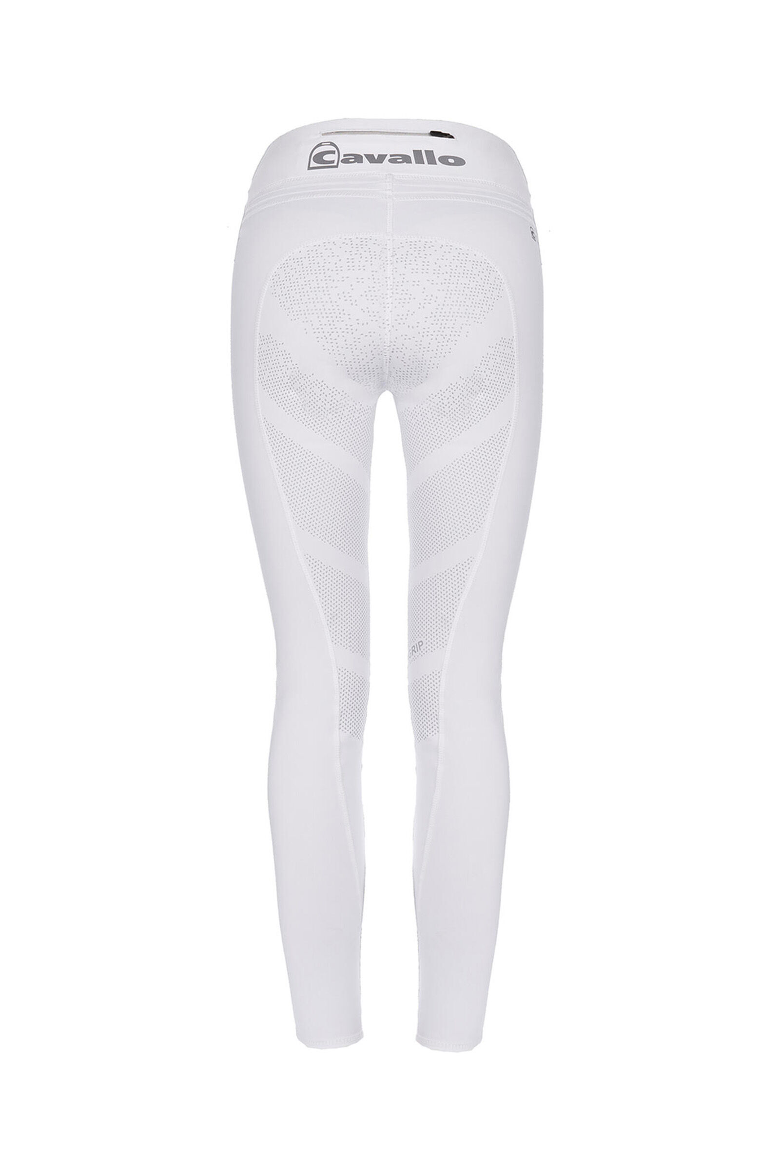 Leggings d'équitation à fond intégral Cavallo Cavallin Grio, WH/AB, 38