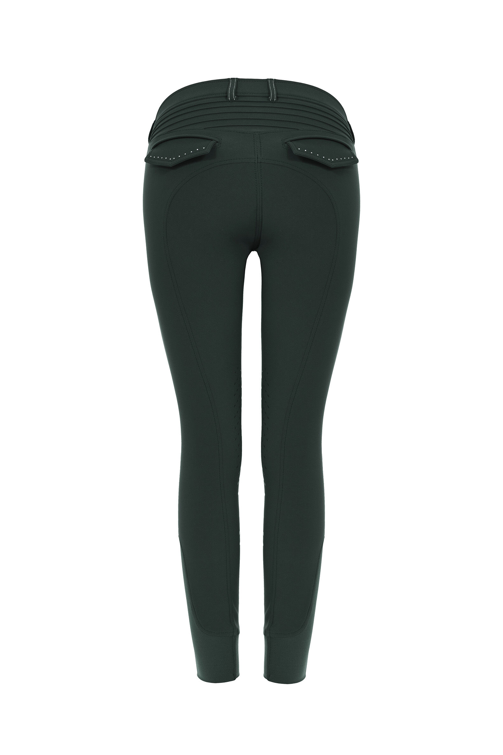 Cavallo Dalima Grip Women's Knee Patch Breeches, Dark Green, 40