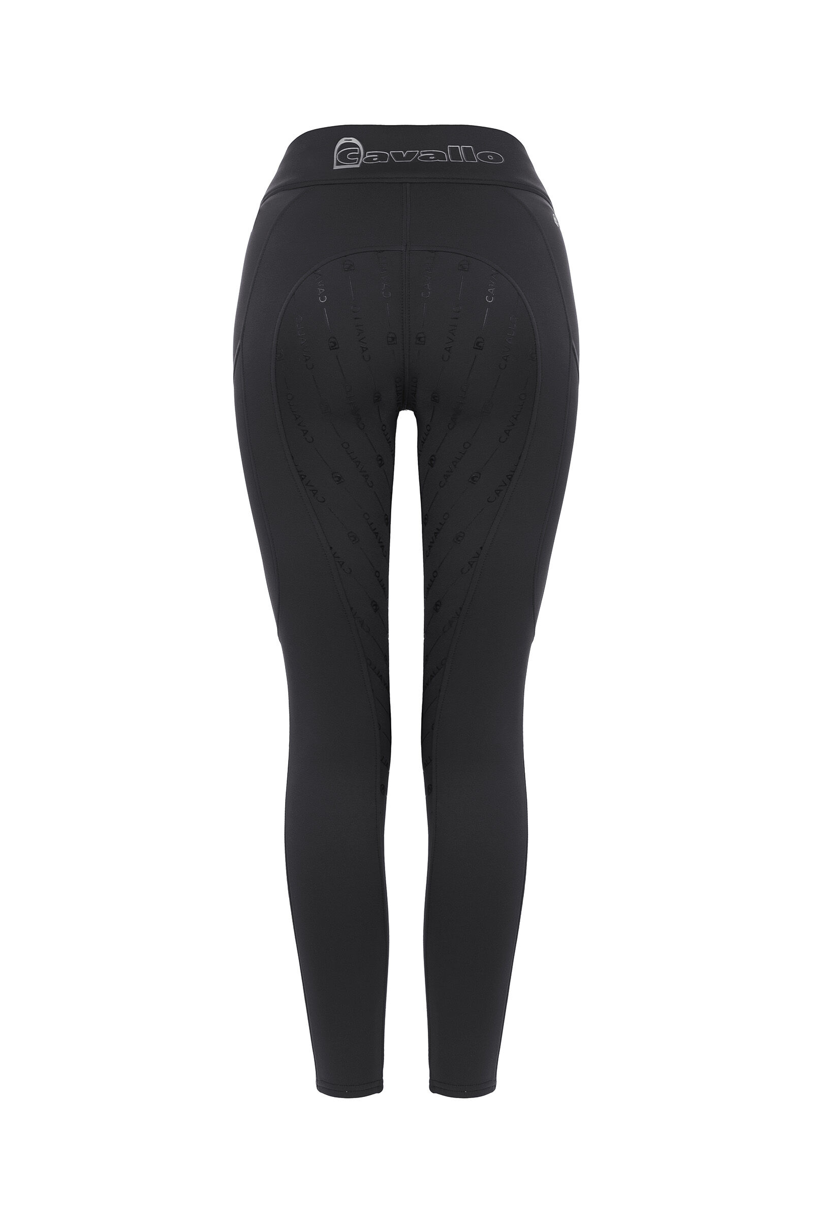 Leggings d'équitation thermiques Grip Cavallo Liz, Black, 36