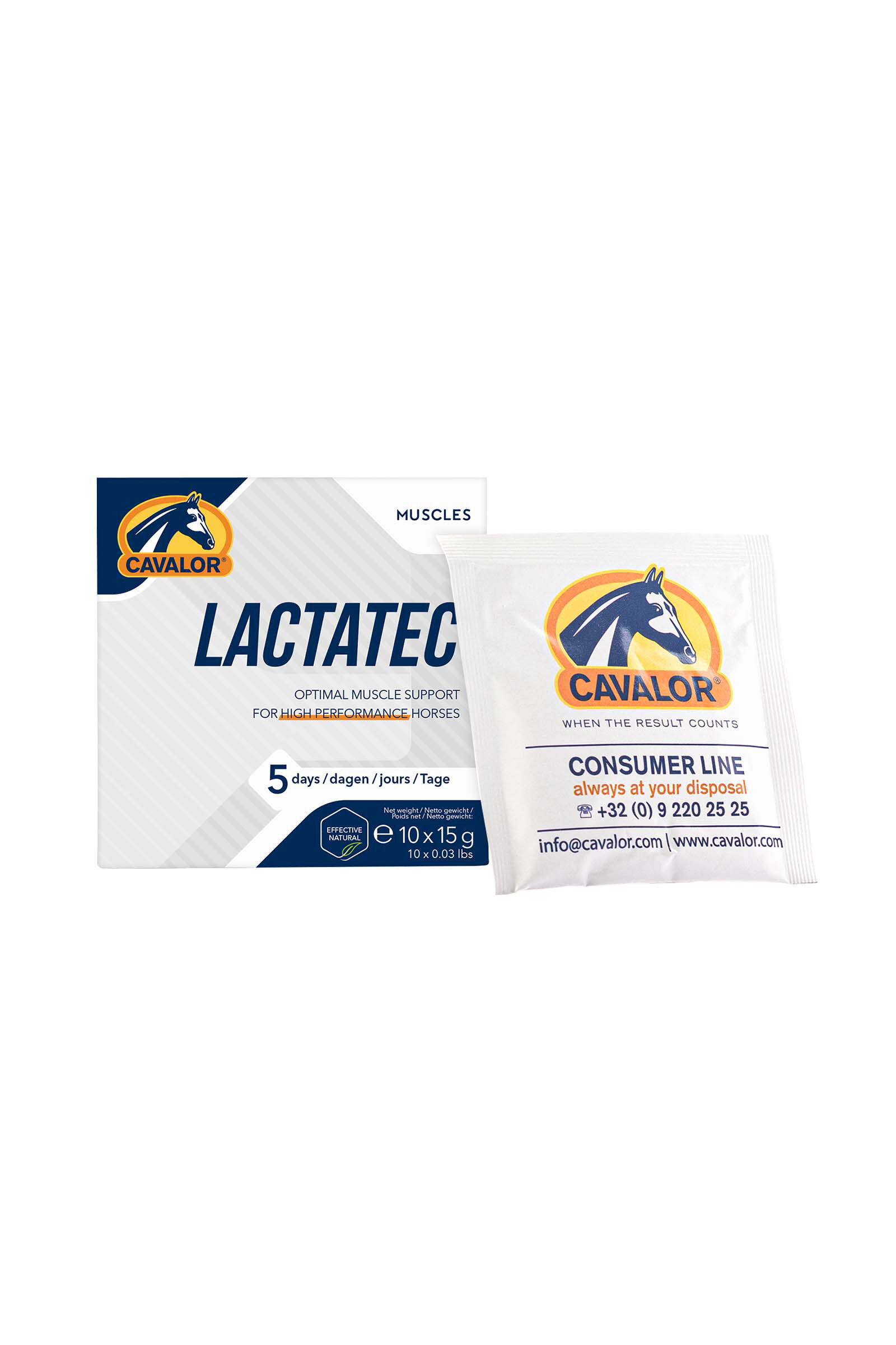 Cavalor Lactatec Por, Izmokra, 10x15g