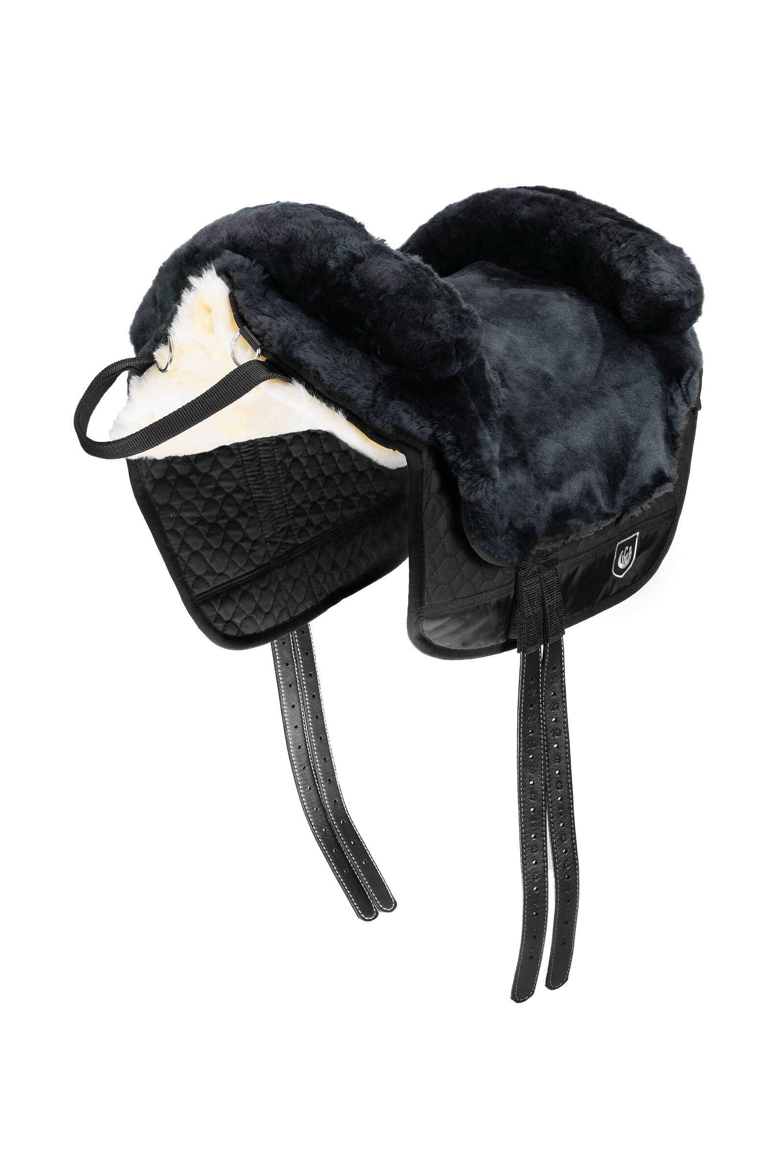 Christ Lambskin Saddle Bareback Iberica Plus, Anthracite/Black, P