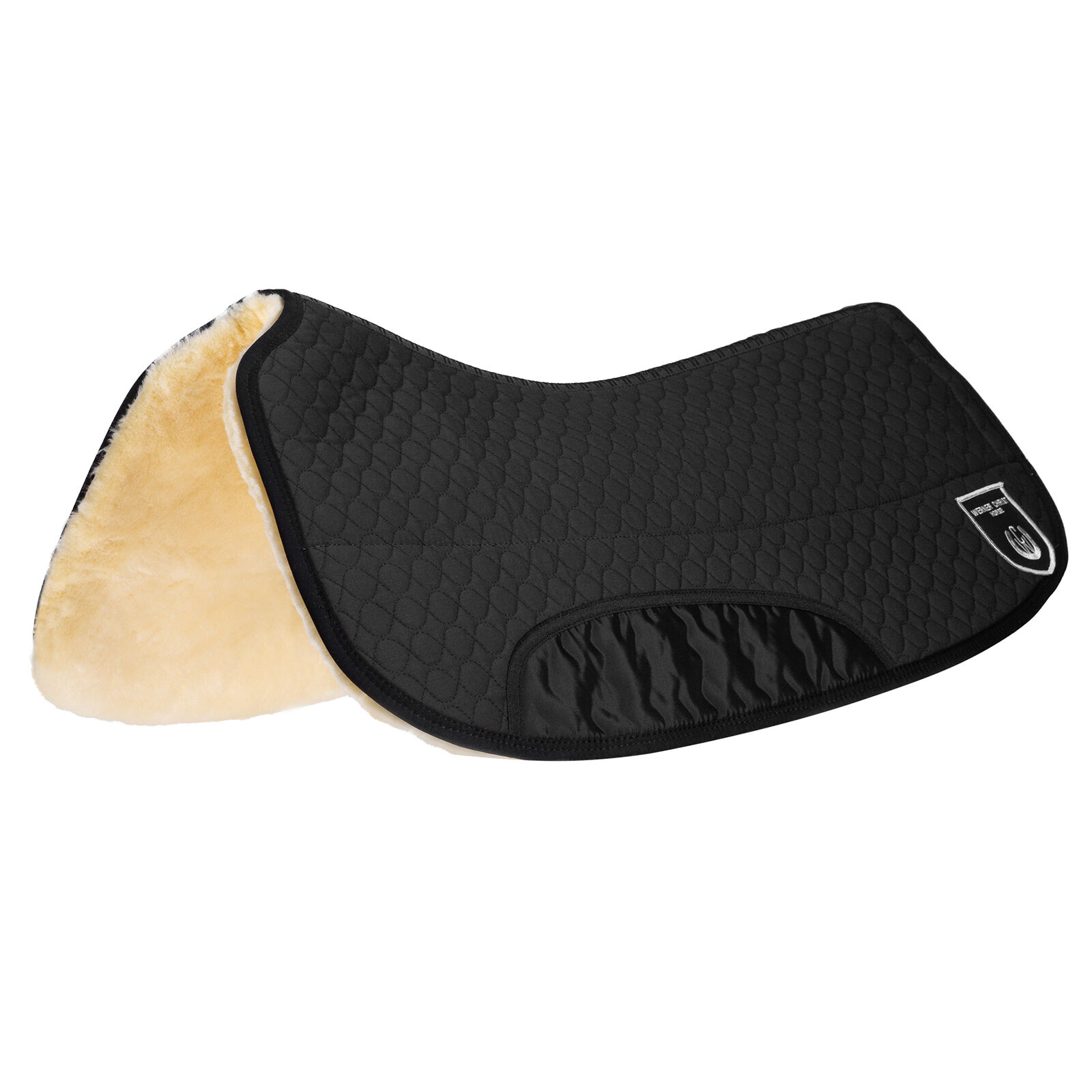 Pad arrondi Christ avec poche à insert mouton 20mm, Black/Off-White, 70