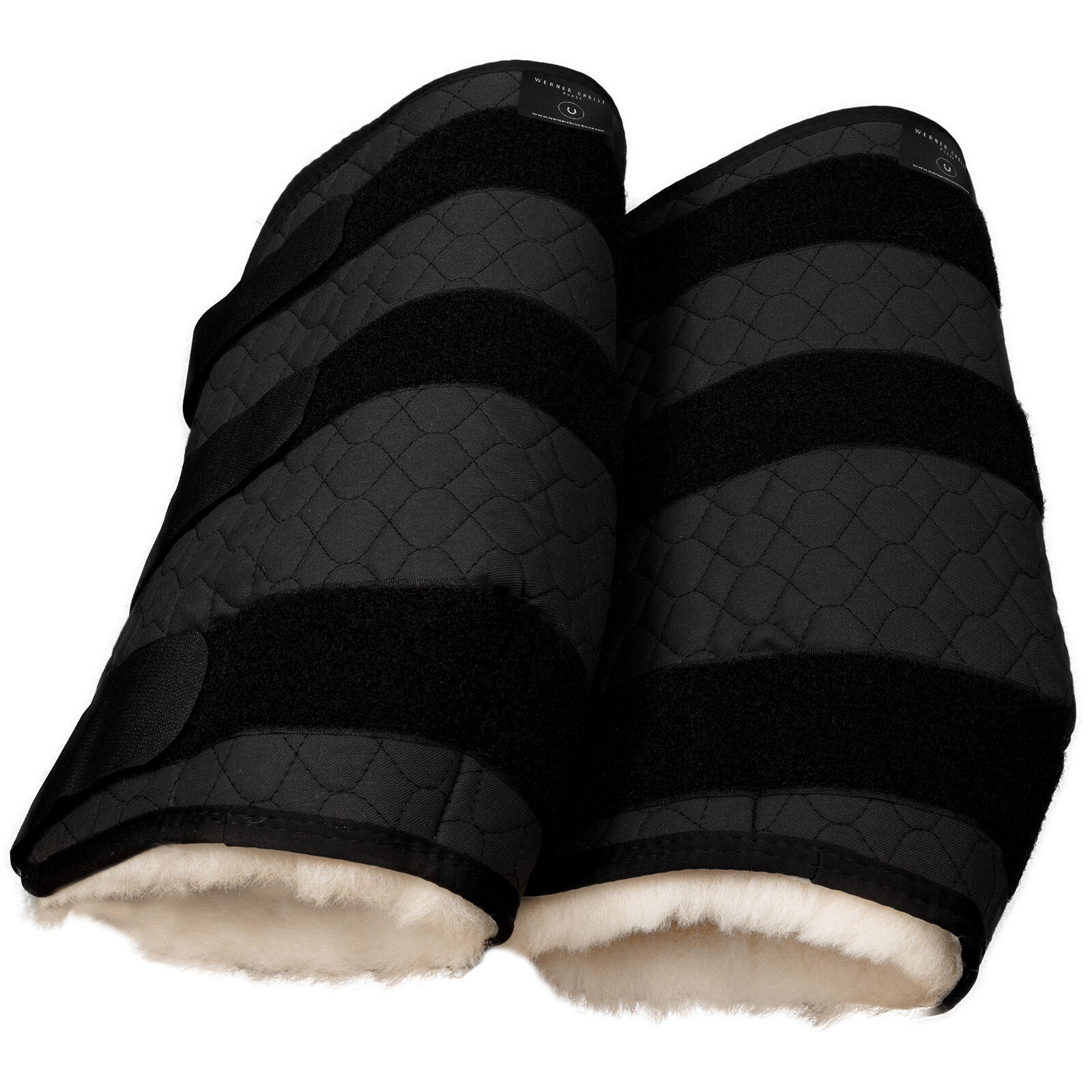 Guêtres de protection Christ, postérieures, Black/Off-White, F
