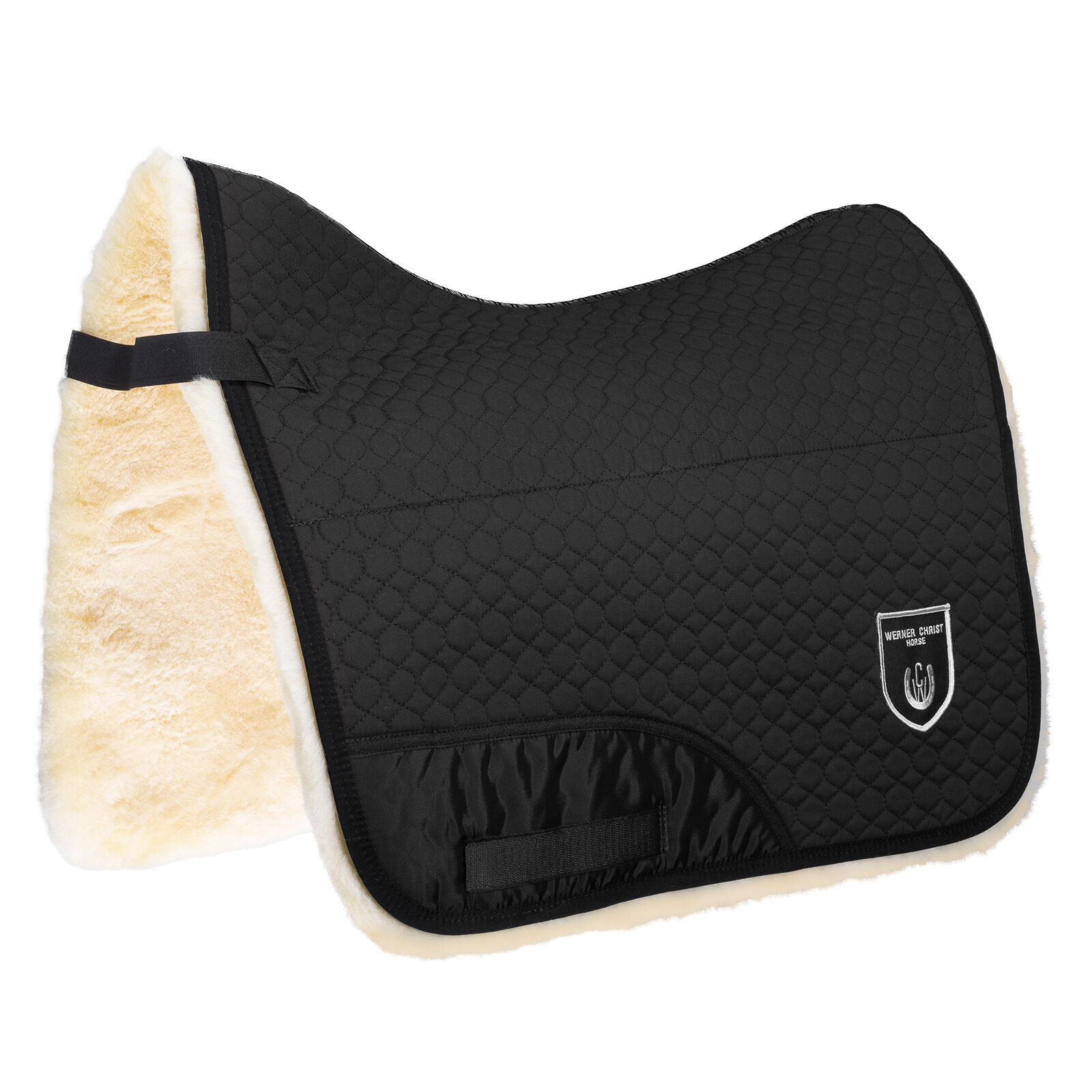 Christ Saddlepad Portuguesa, Black/Natural, F