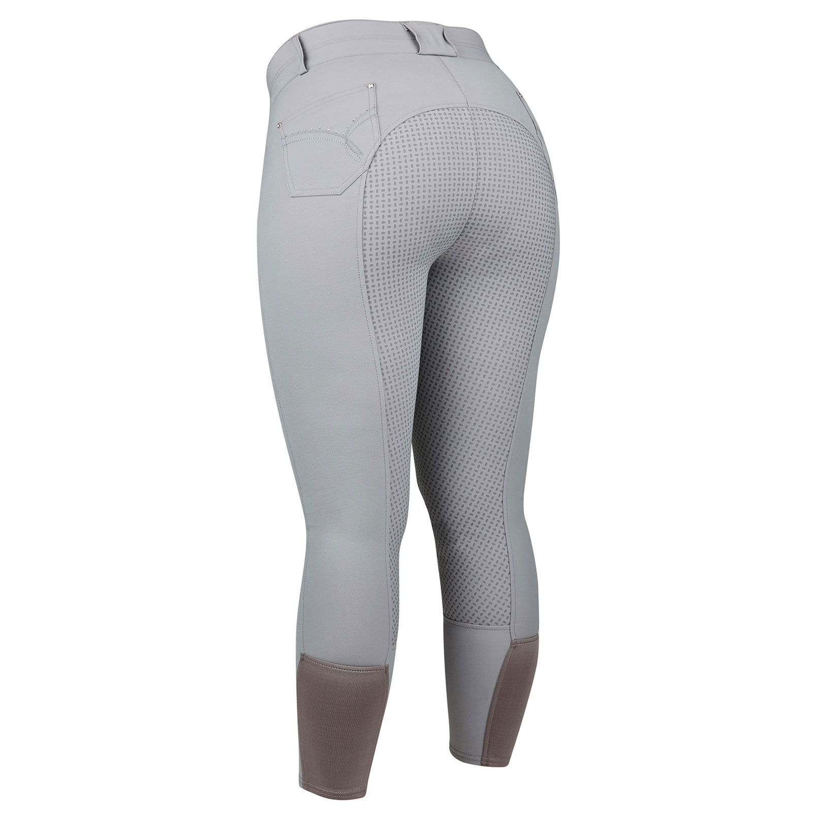 Dublin Lunar Gel Full Seat Breech for Women, Grey, 42