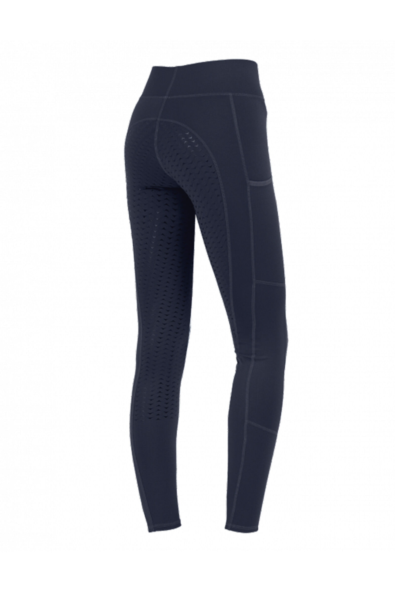 ELT Ella Kids' Full Grip Thermo Riding Tights, DB/AB, 176