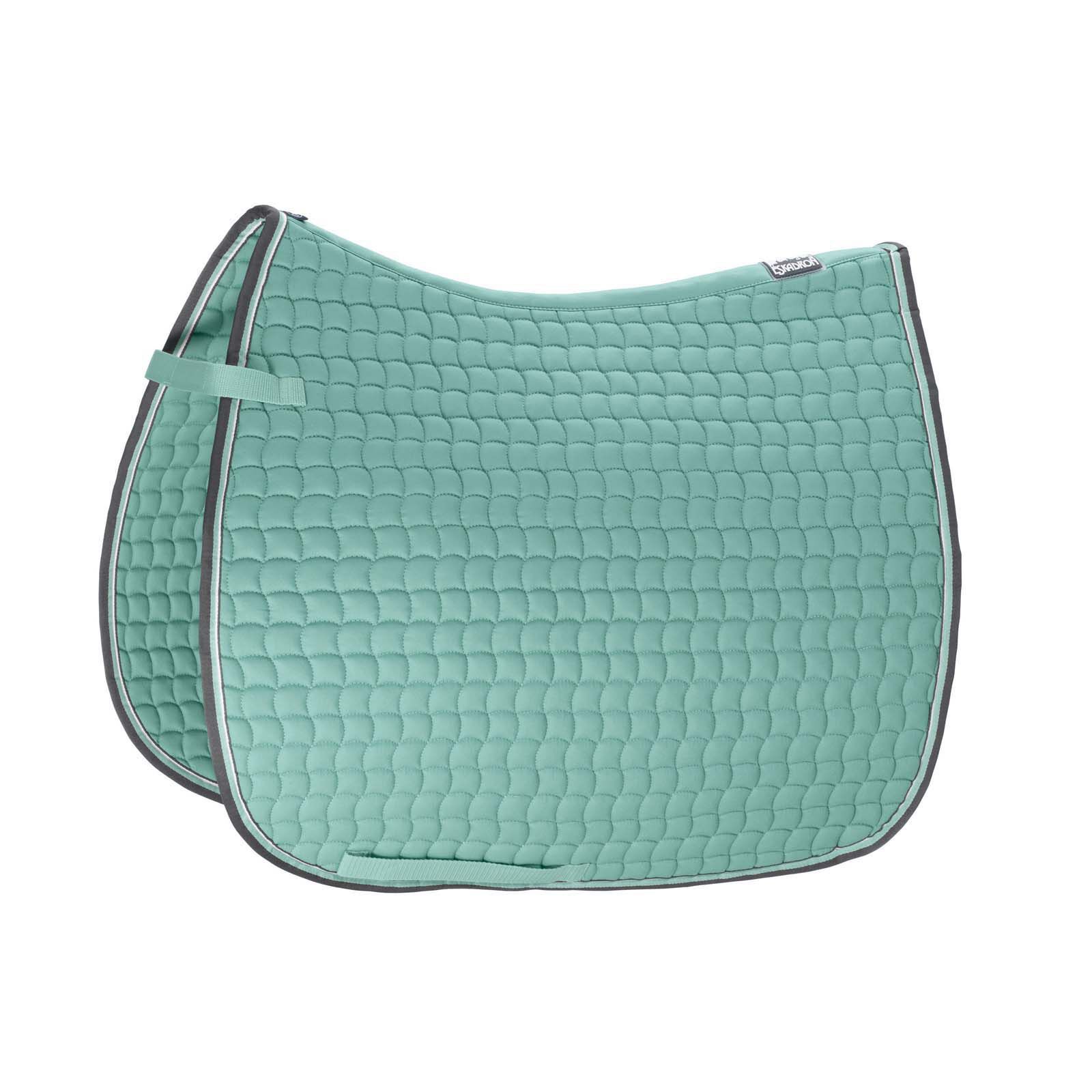 Tapis de selle mixte Eskadron COTON avec liseré, Turquoise Blue, P