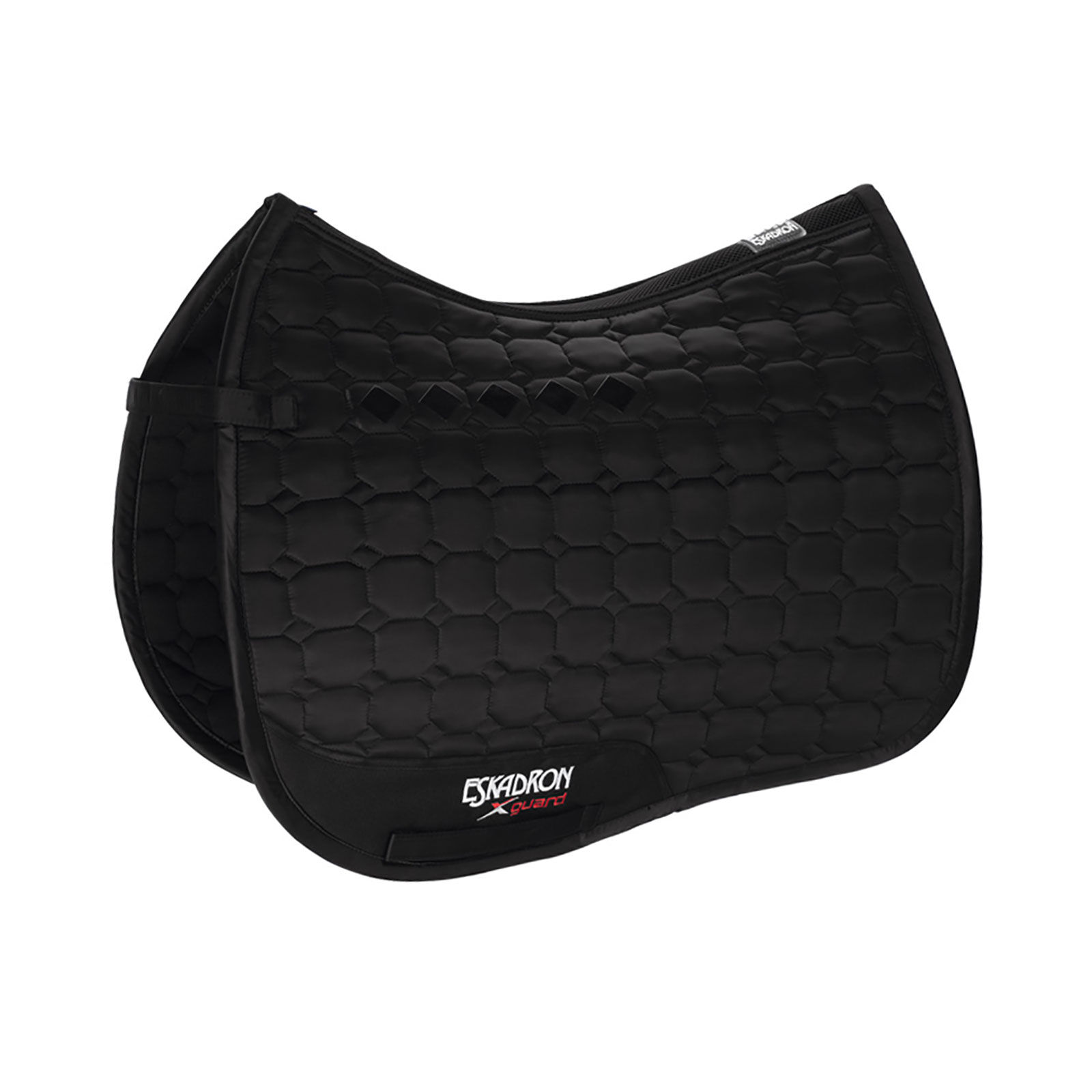 Eskadron Glossy Compact Dressage Saddlepad, Black, F