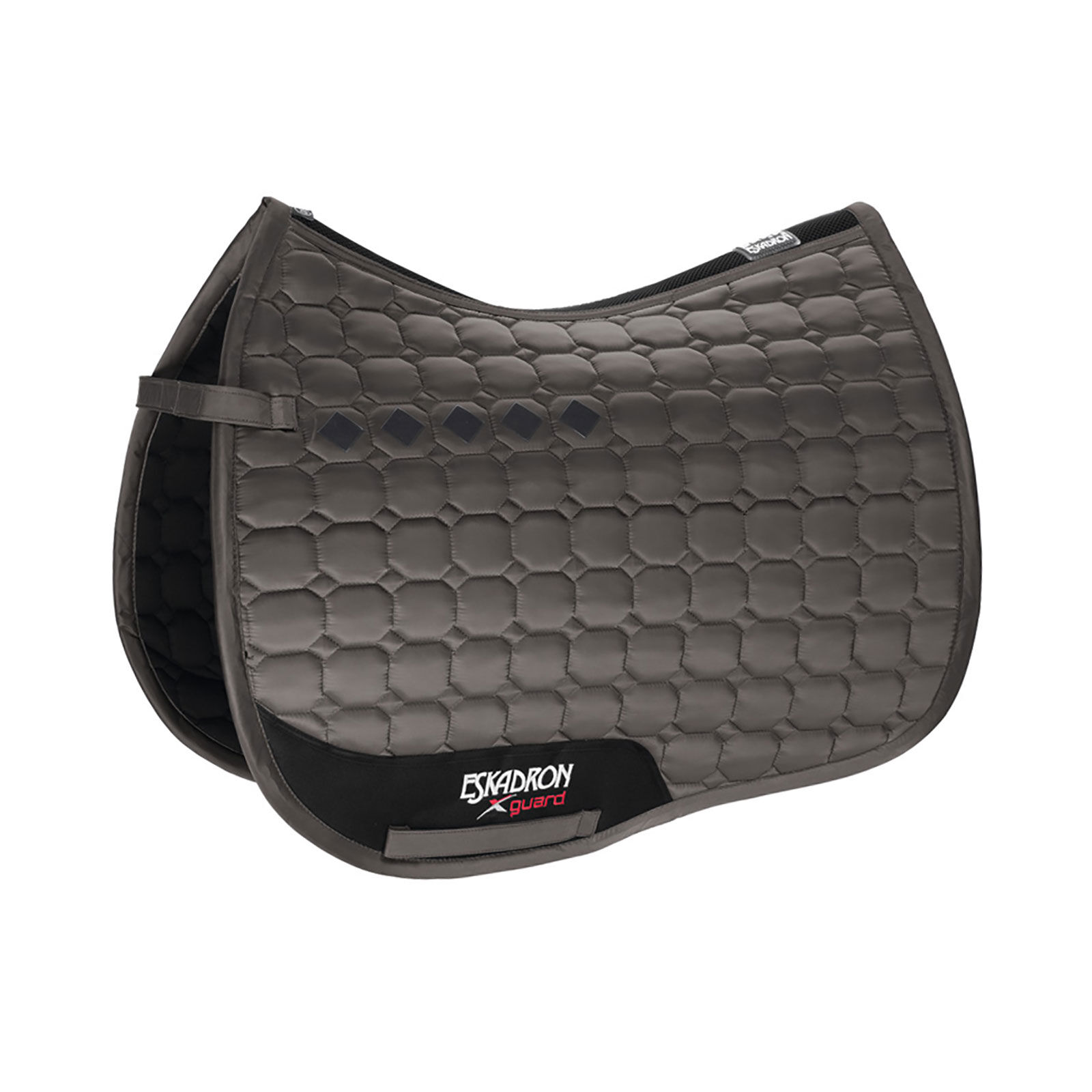 Eskadron Glossy Compact Dressage Saddlepad, Grey, F