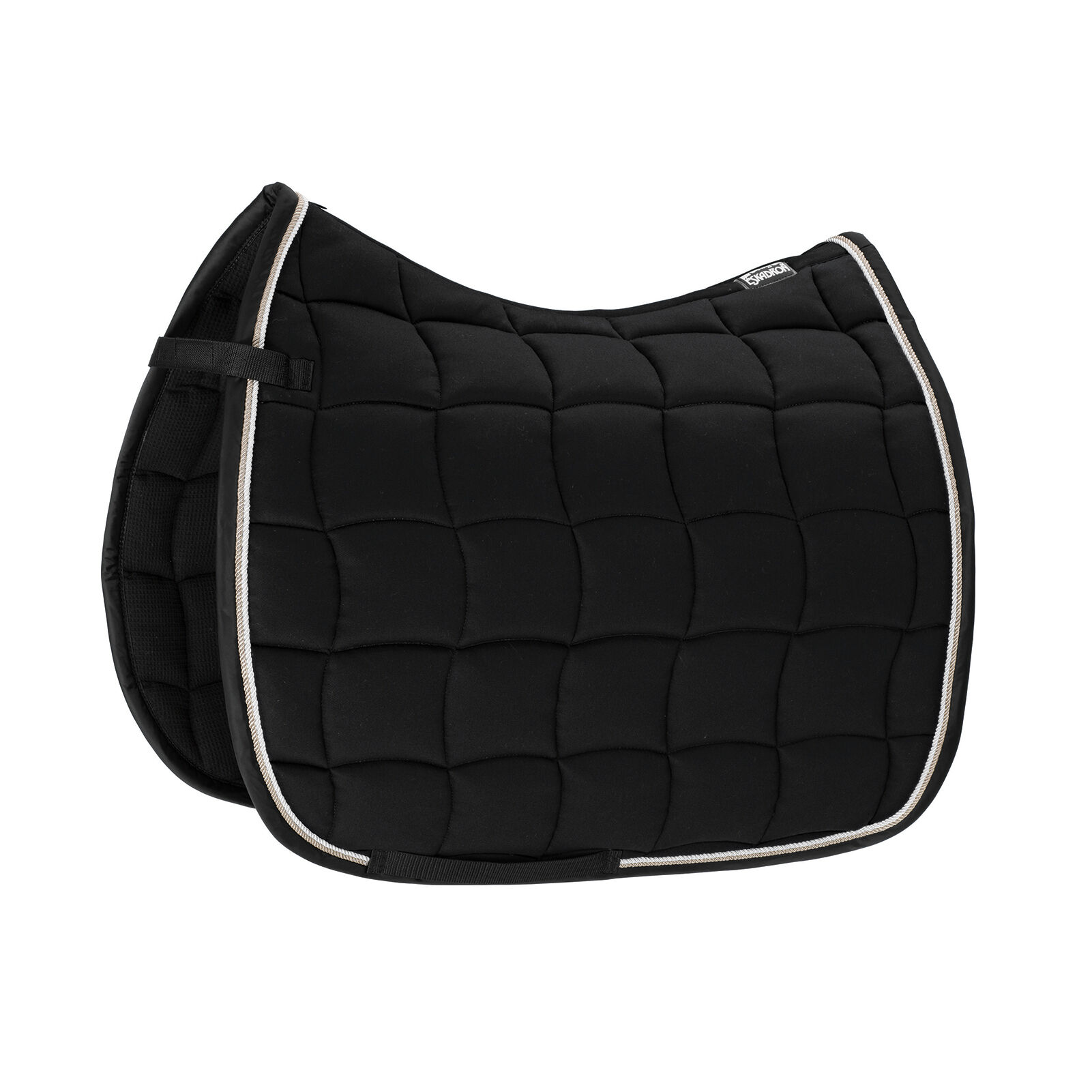 Eskadron Performance Contrast Dressage Saddle Pad, Black, F