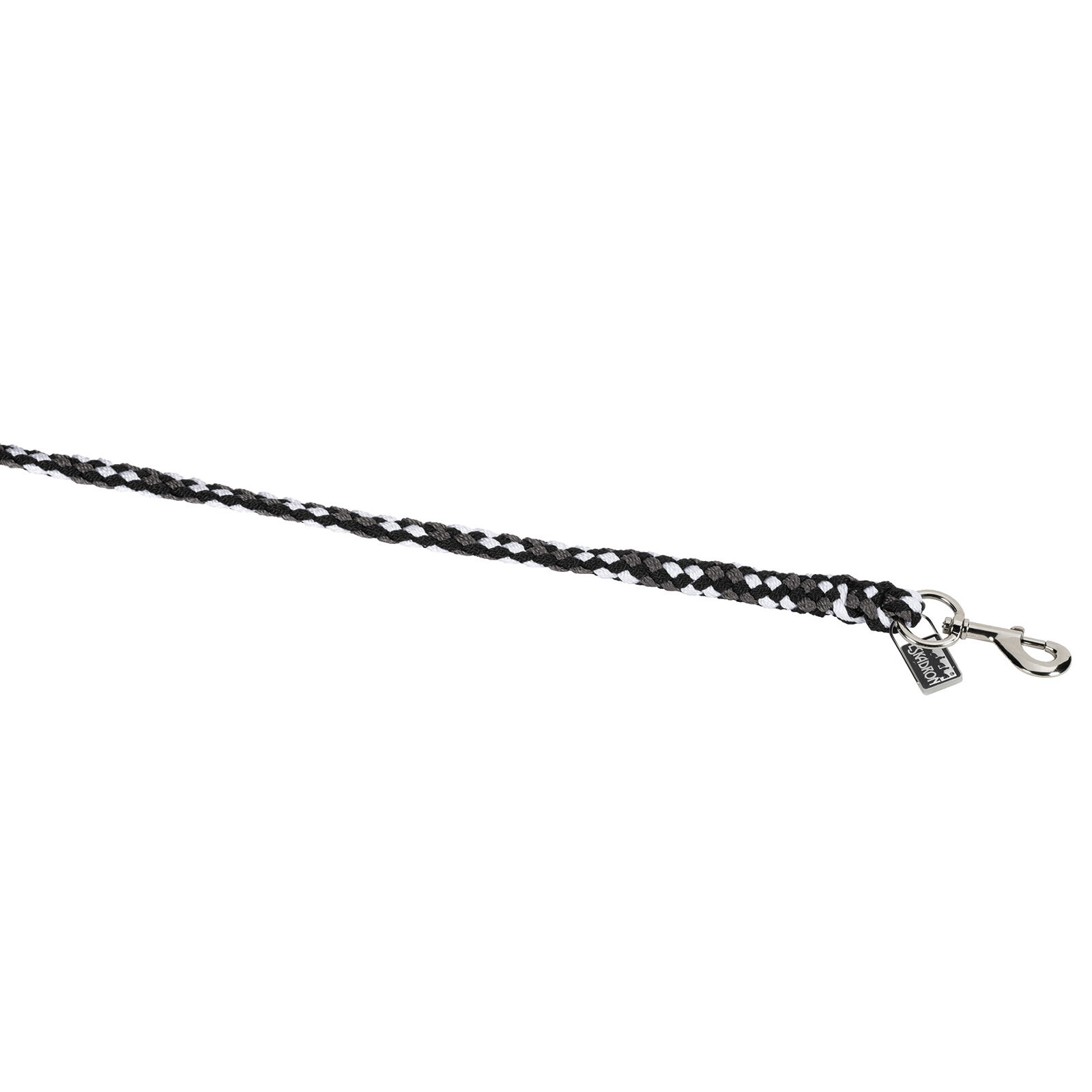 Longe  corde Eskadron avec mousqueton standard, Anthracite/White/Black, F