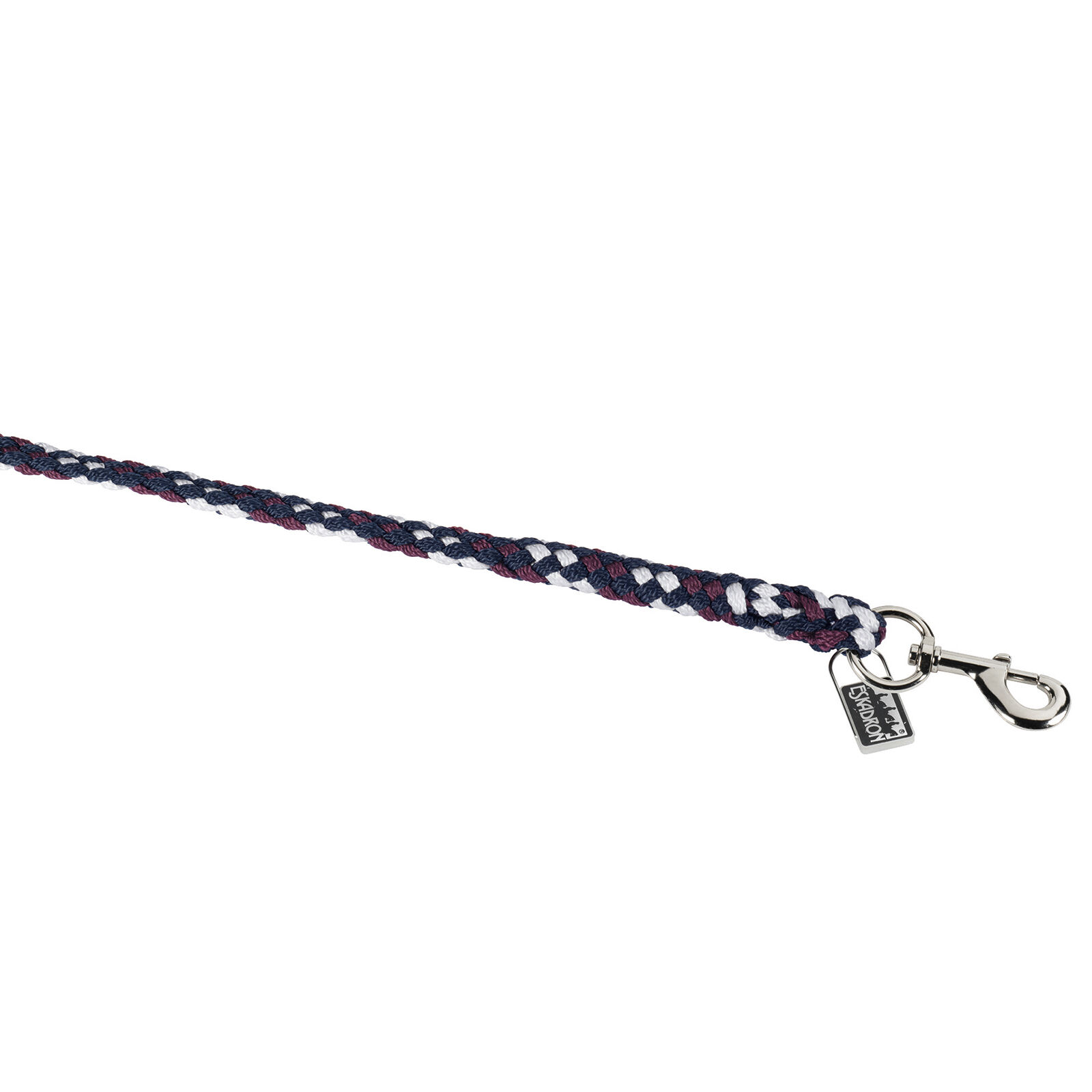 Longe  corde Eskadron avec mousqueton standard, Night Blue/ White/ Blackberry, F