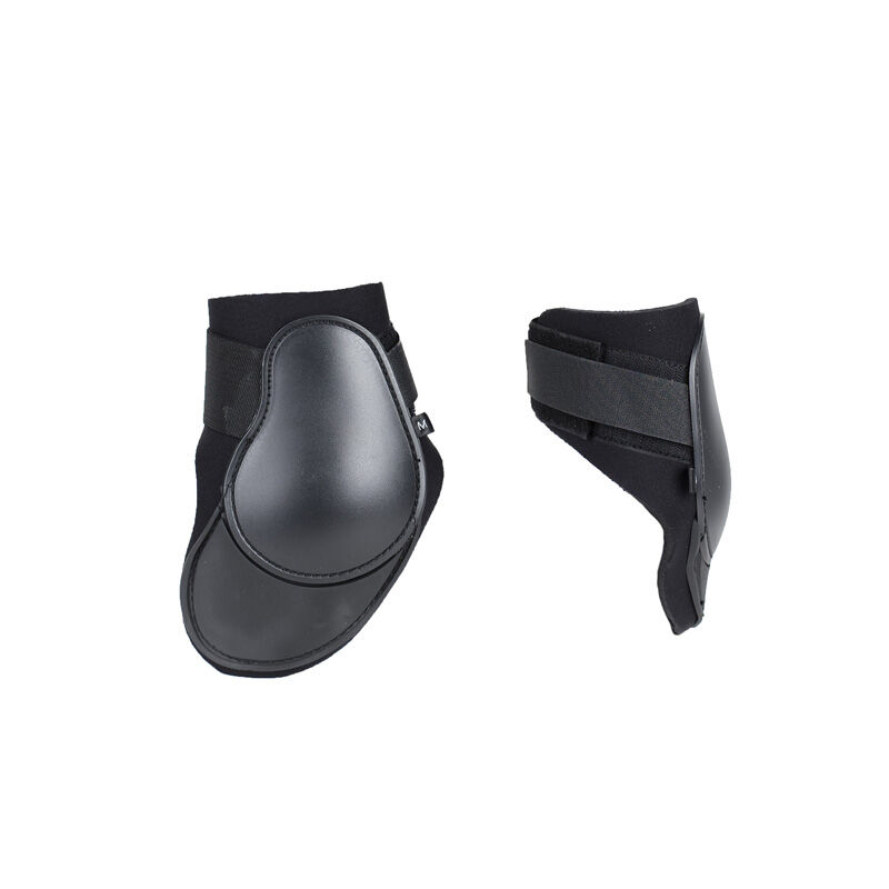 Finntack Brushing Boots with Flap, Black, M
