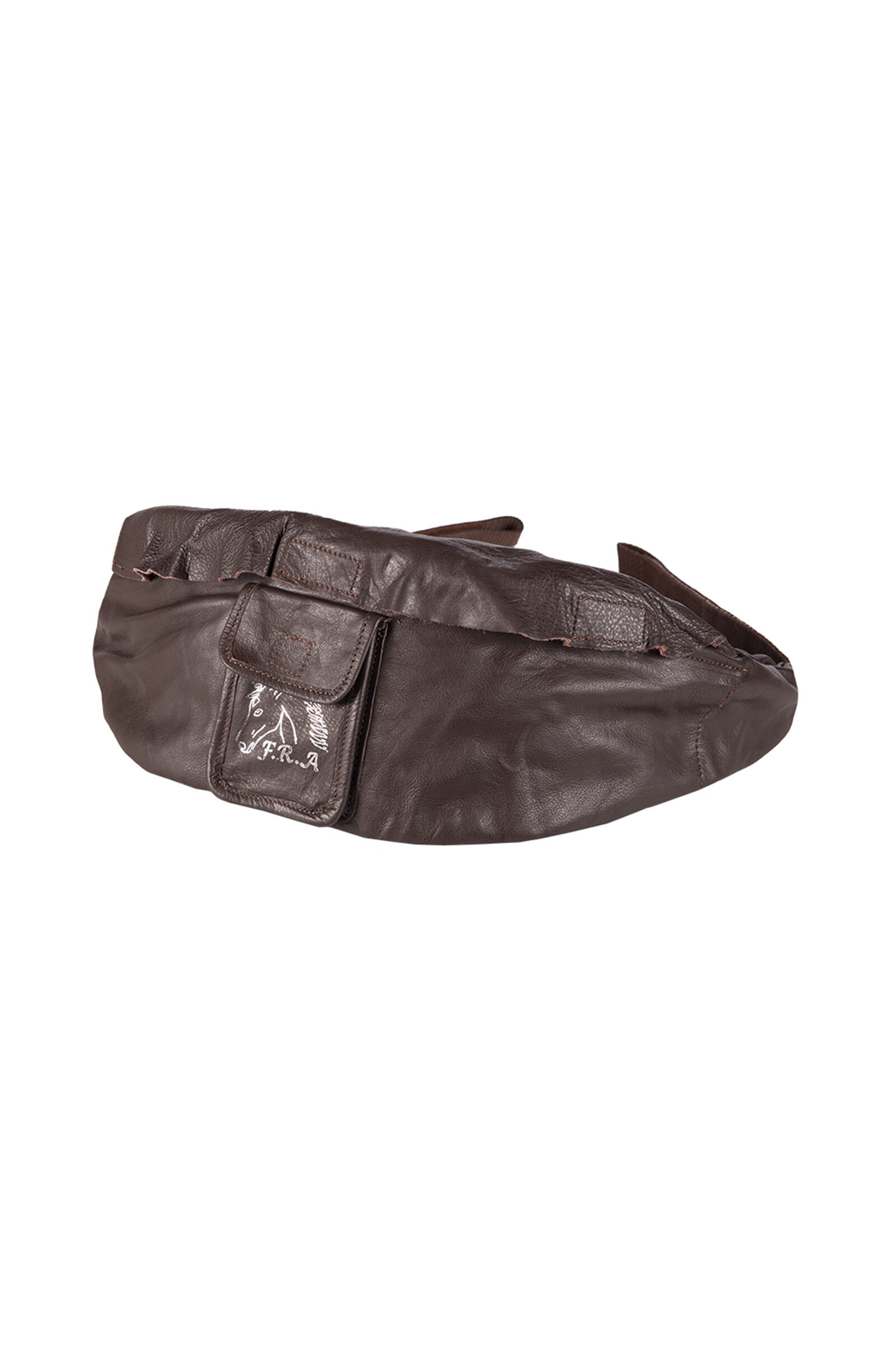 F.R.A. Freedom Riding Articles Taro Saddle Bag Simple Leather, Brown, ONE SIZE