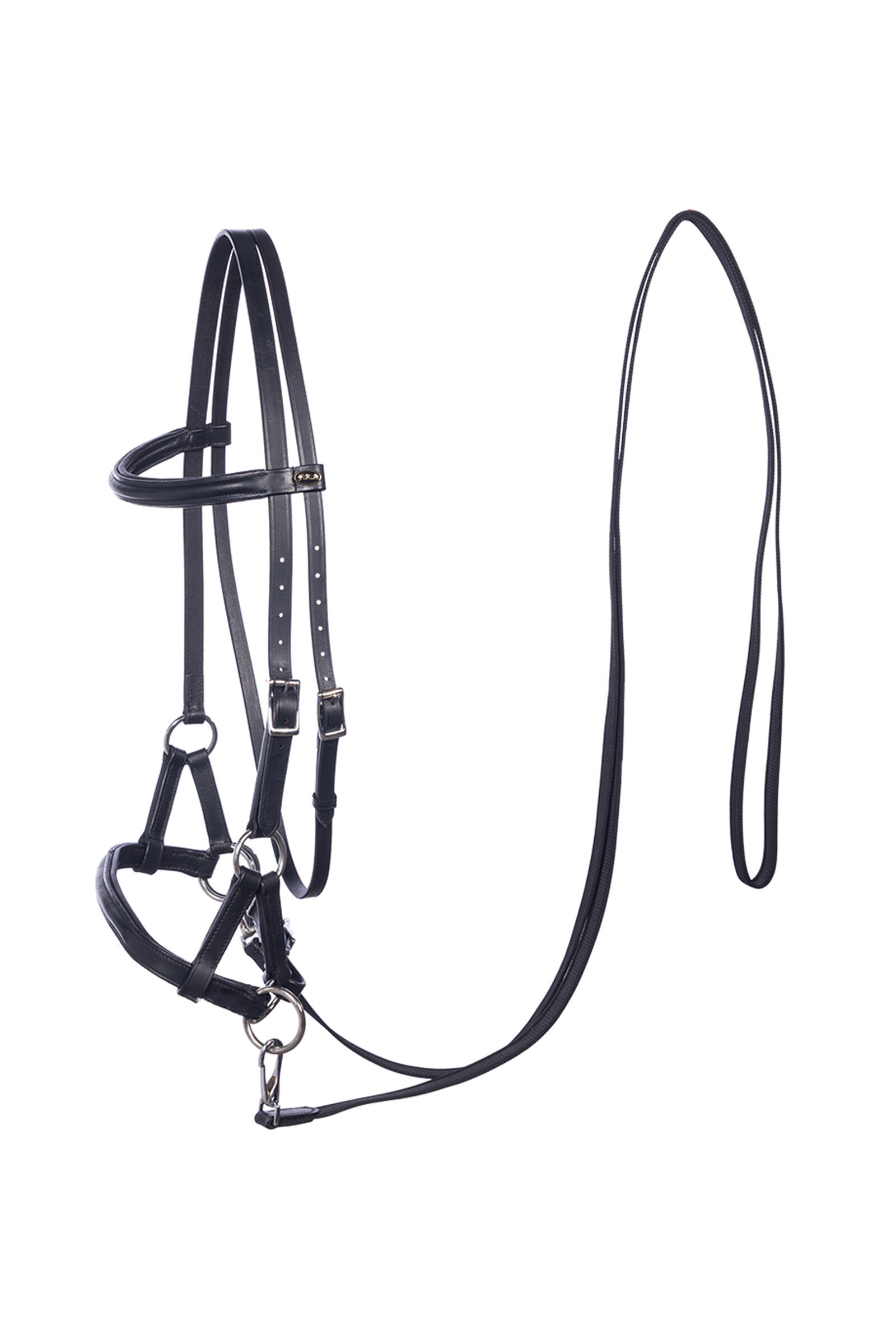 F.R.A. Freedom Riding Articles Pardoes Sidepull (System 3) leder, met anti-slip teugels, Black, C