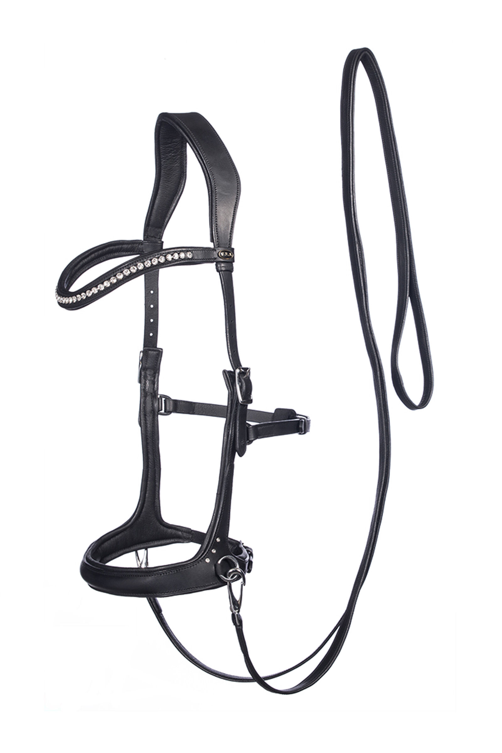 F.R.A. Freedom Riding Articles Rebecca sidepull med tyglar (system 3), Black, P